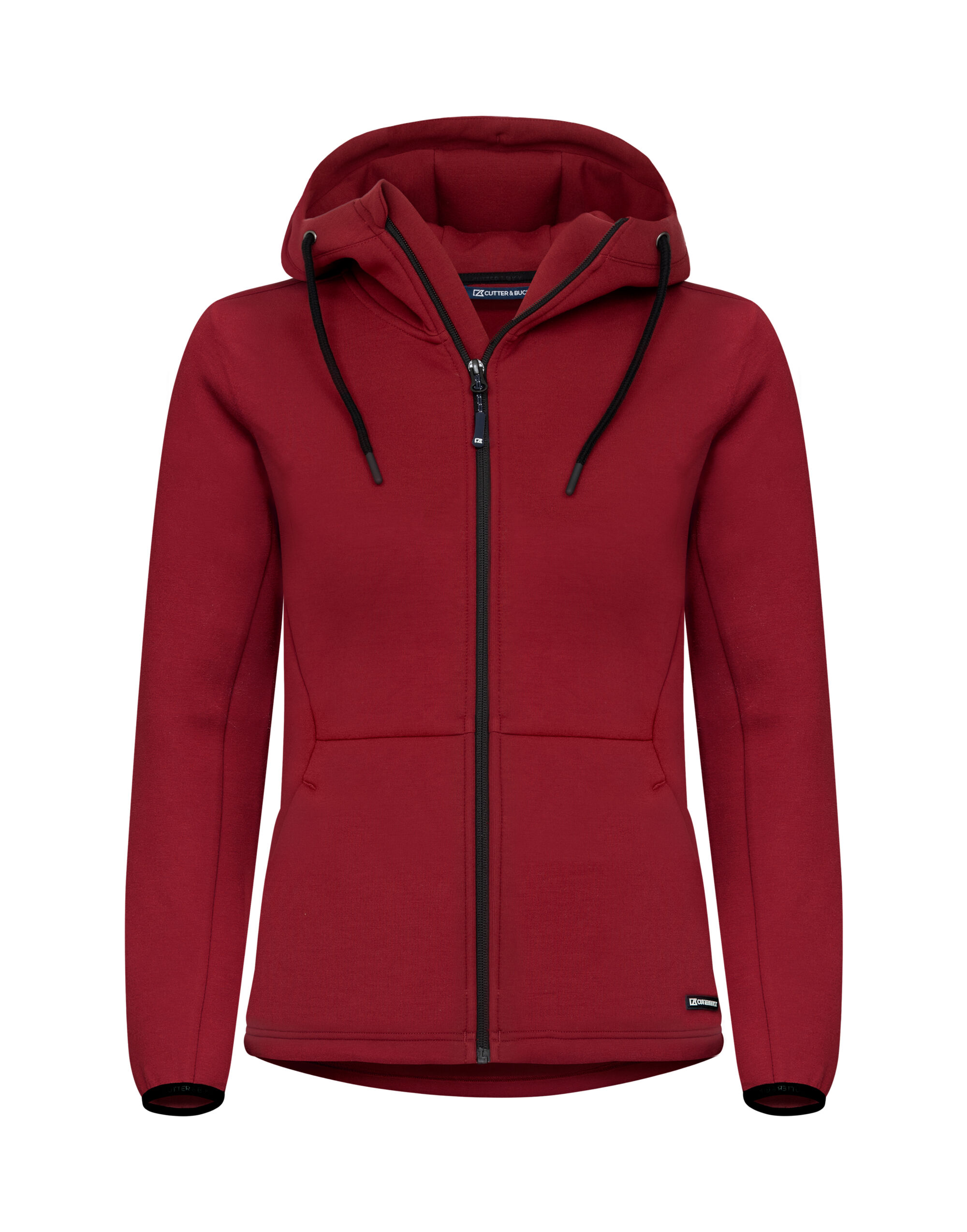CB358419 Pemberton Hood Full Zip Women Biking Red