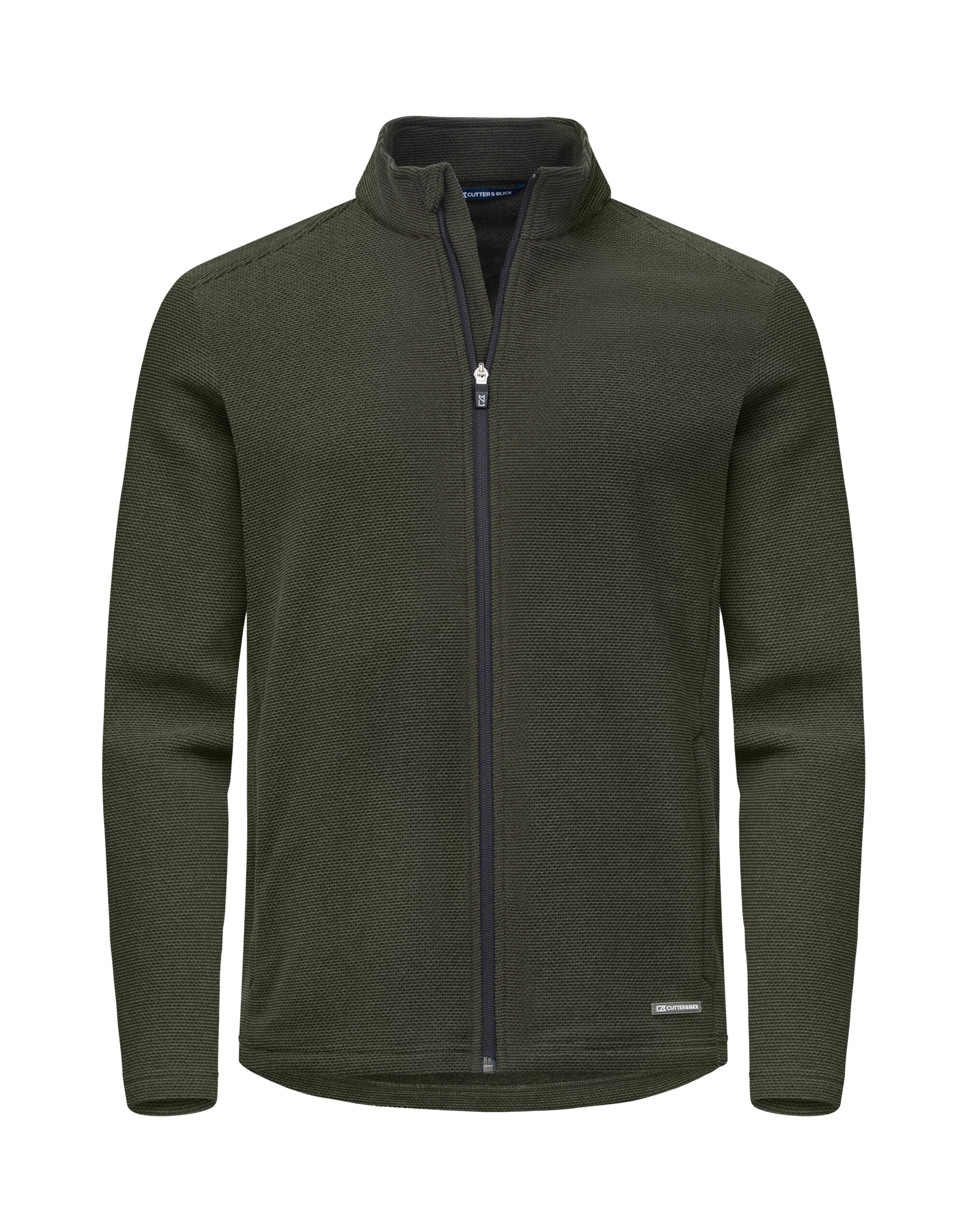 CB358432 Hunts Point Fleece Full Zip Men Ivy Green