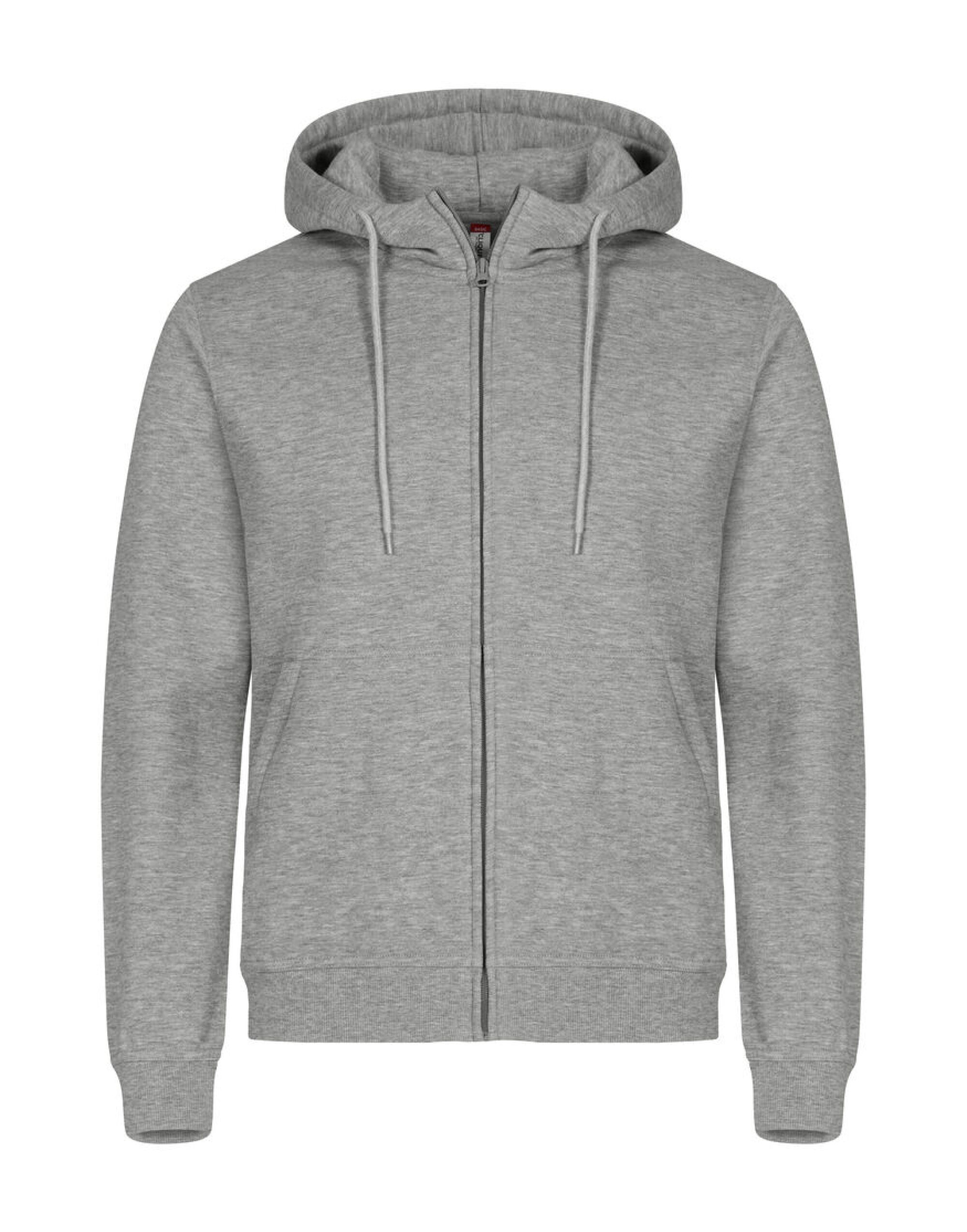 CQ0201034 Miami Full Zip Hoody Grey Melange