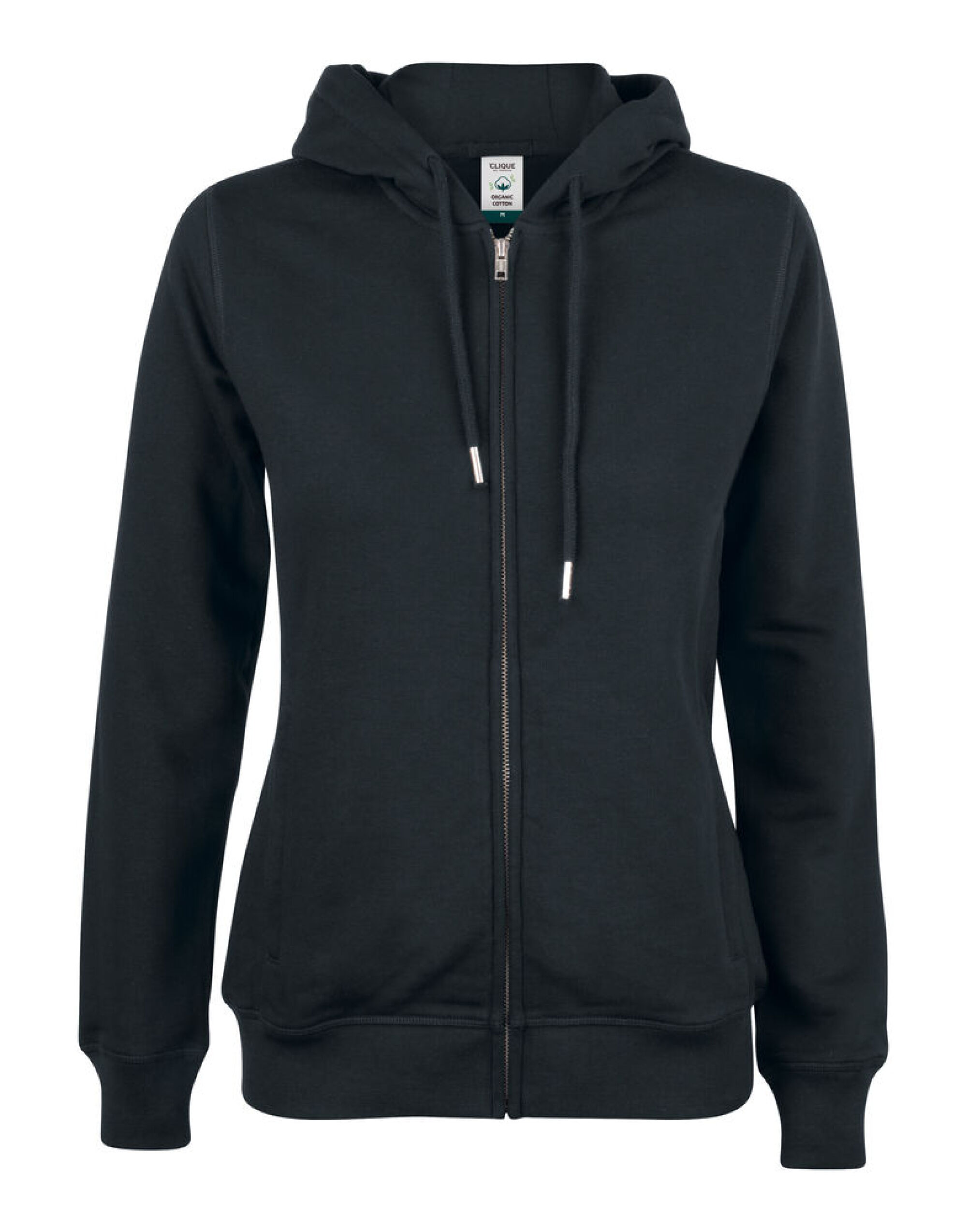 CQ021005 Ladies Premium OC Full Zip Hoody Black