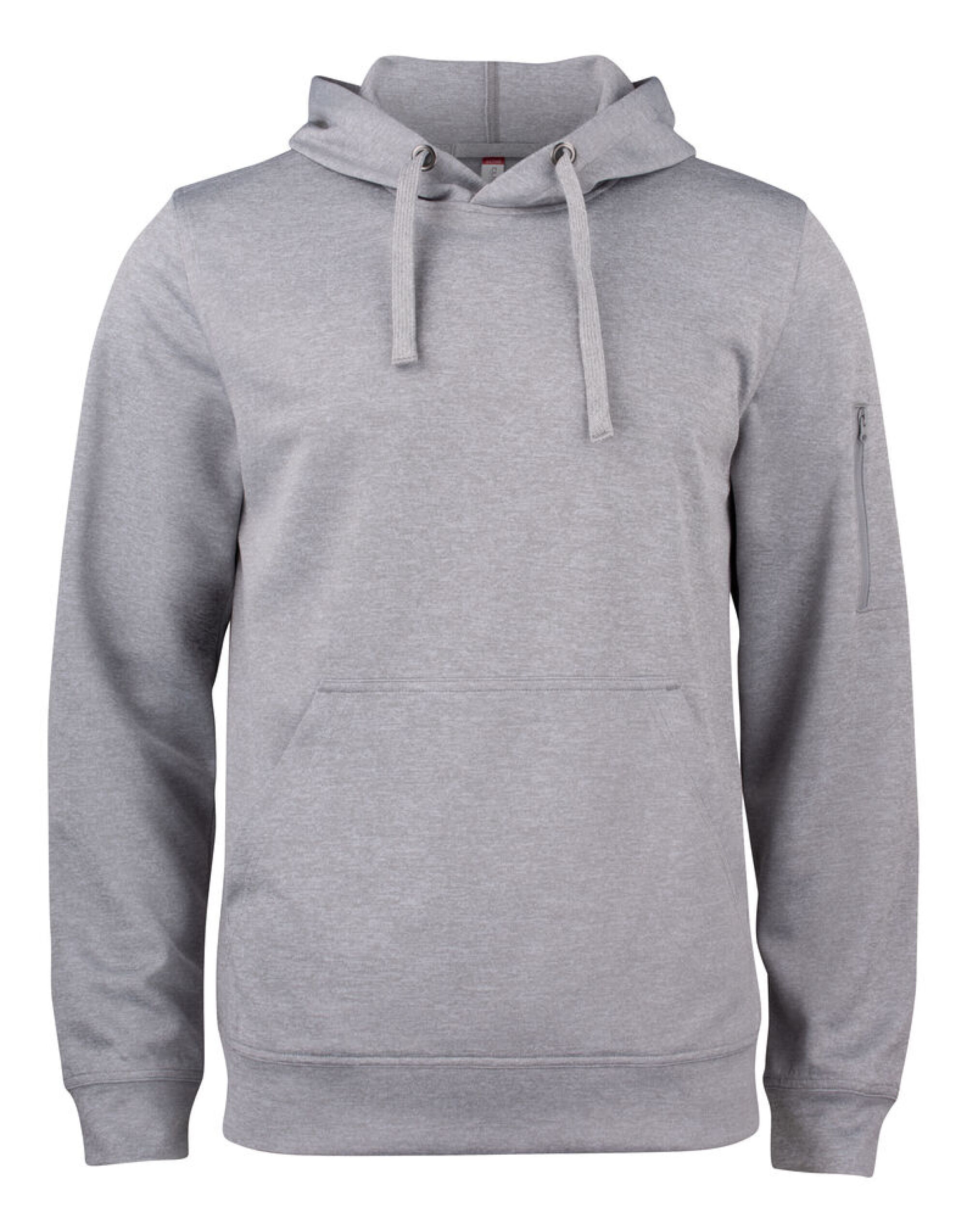 CQ021011 Basic Active Hoody Grey Melange