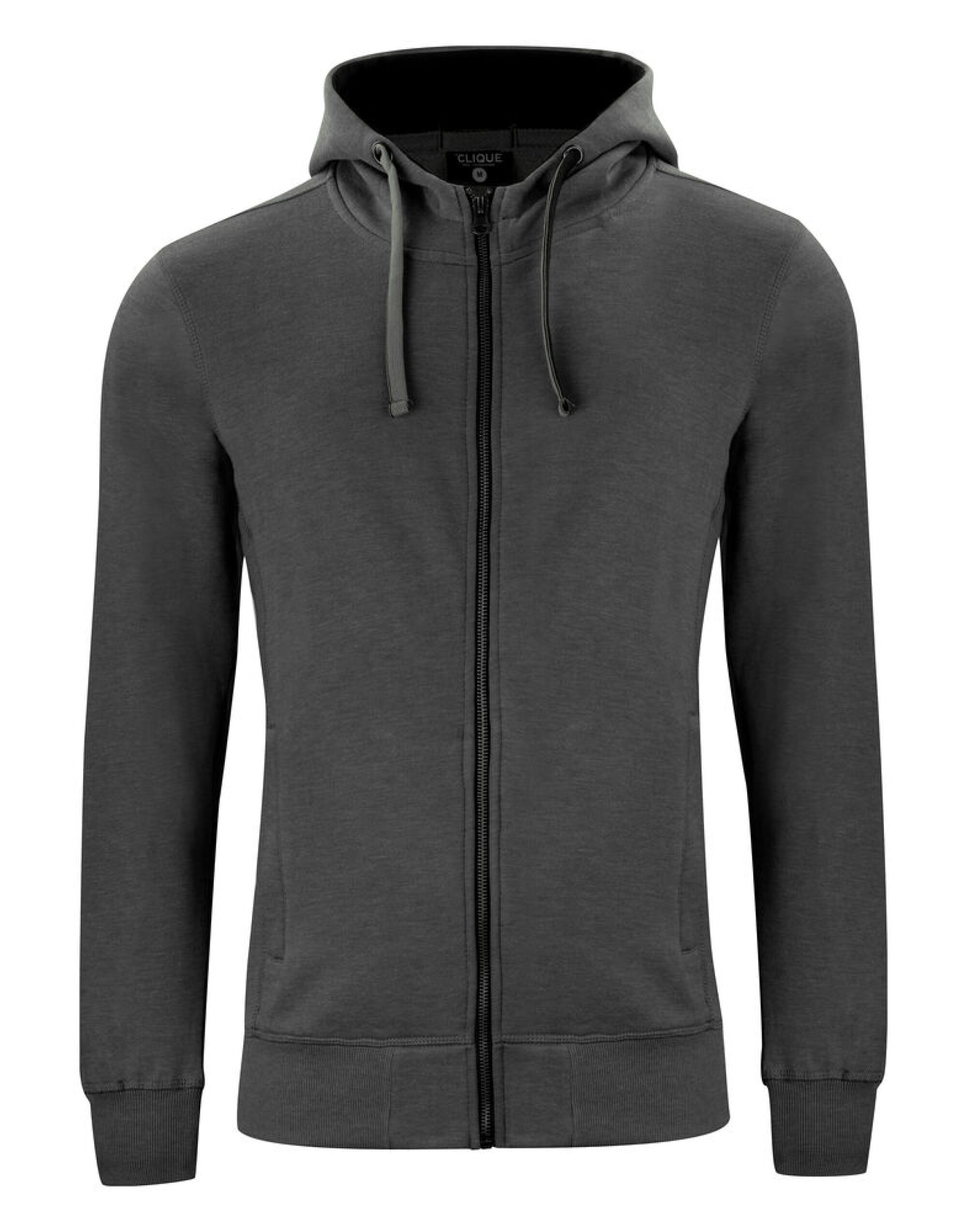 CQ021044 Classic Full Zip Hoody Anthracite Melange
