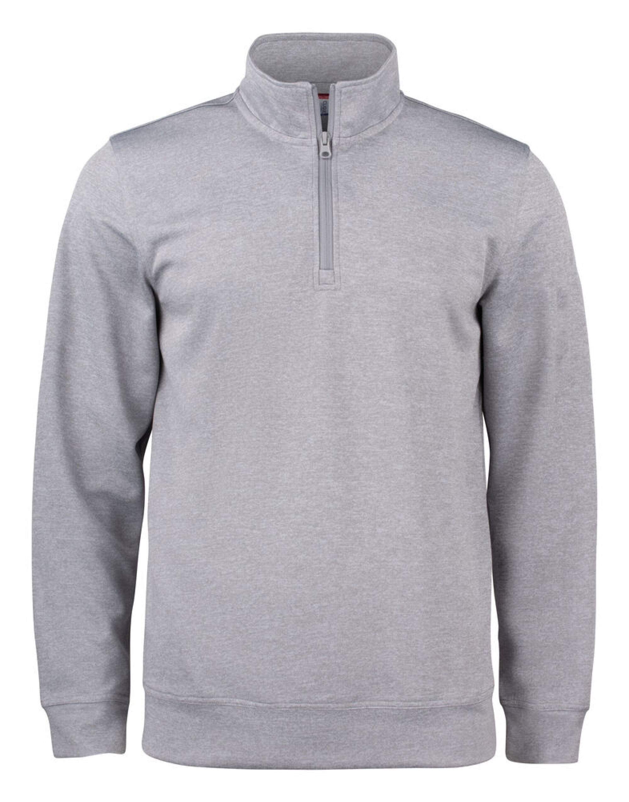 CQ021072 Basic Active Half Zip Junior Grey Melange