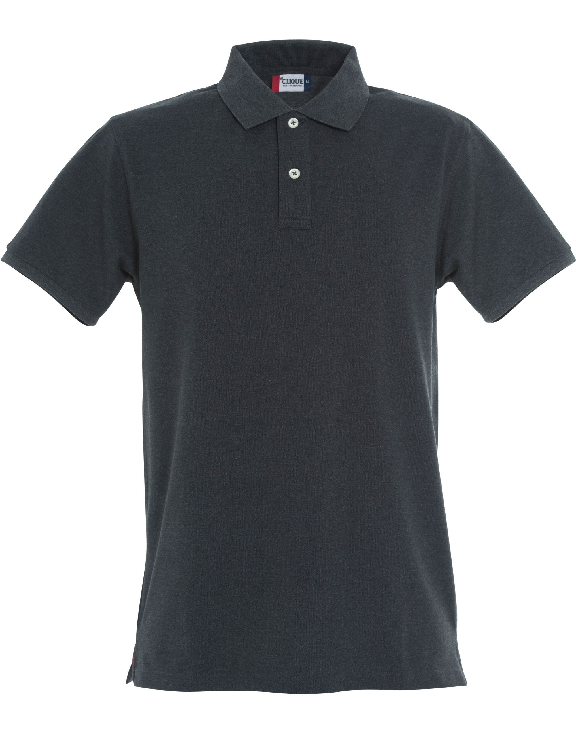CQ028240 Stretch Premium Polo Anthracite Melange
