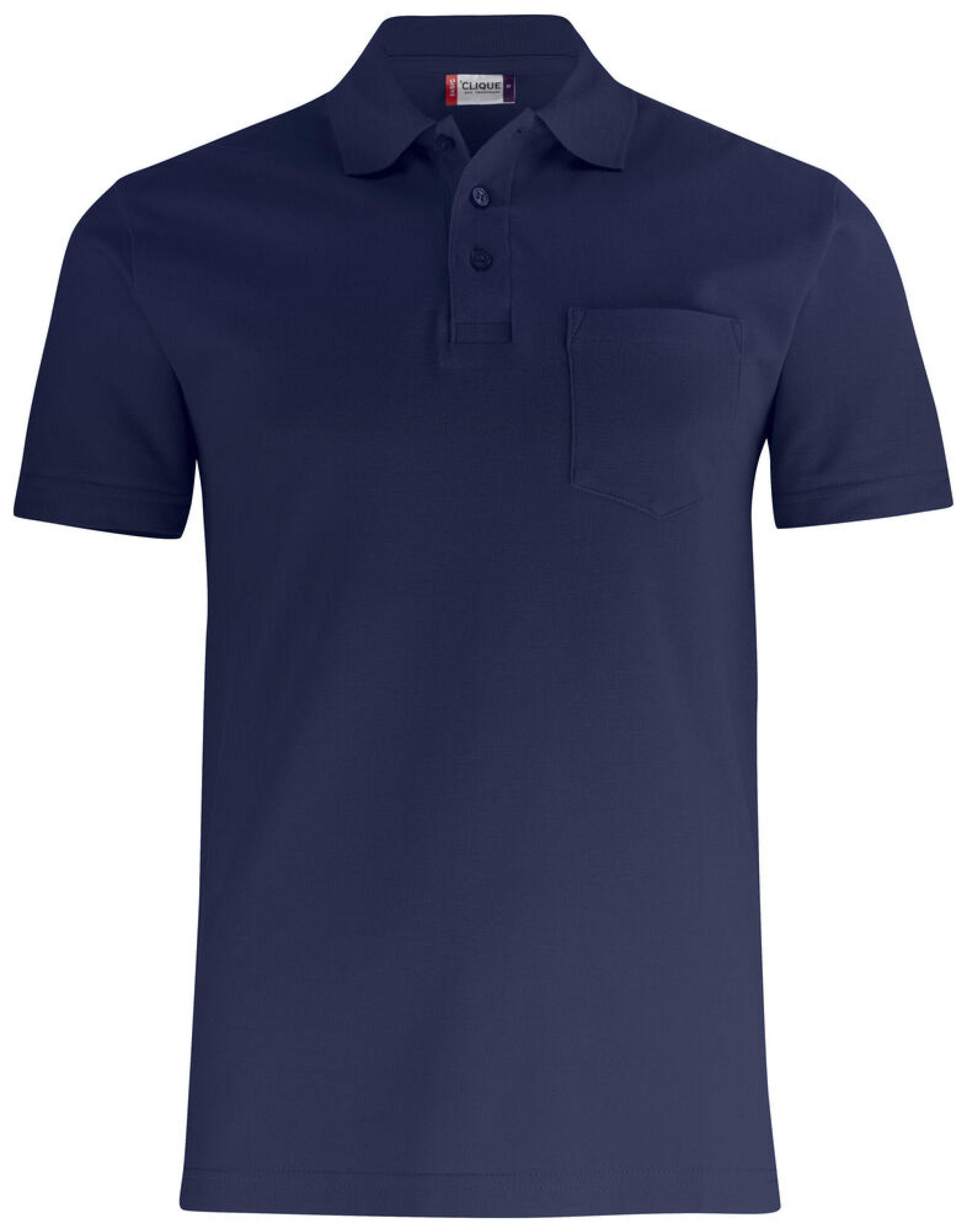 CQ028255 Basic Polo With Pocket Dark Navy