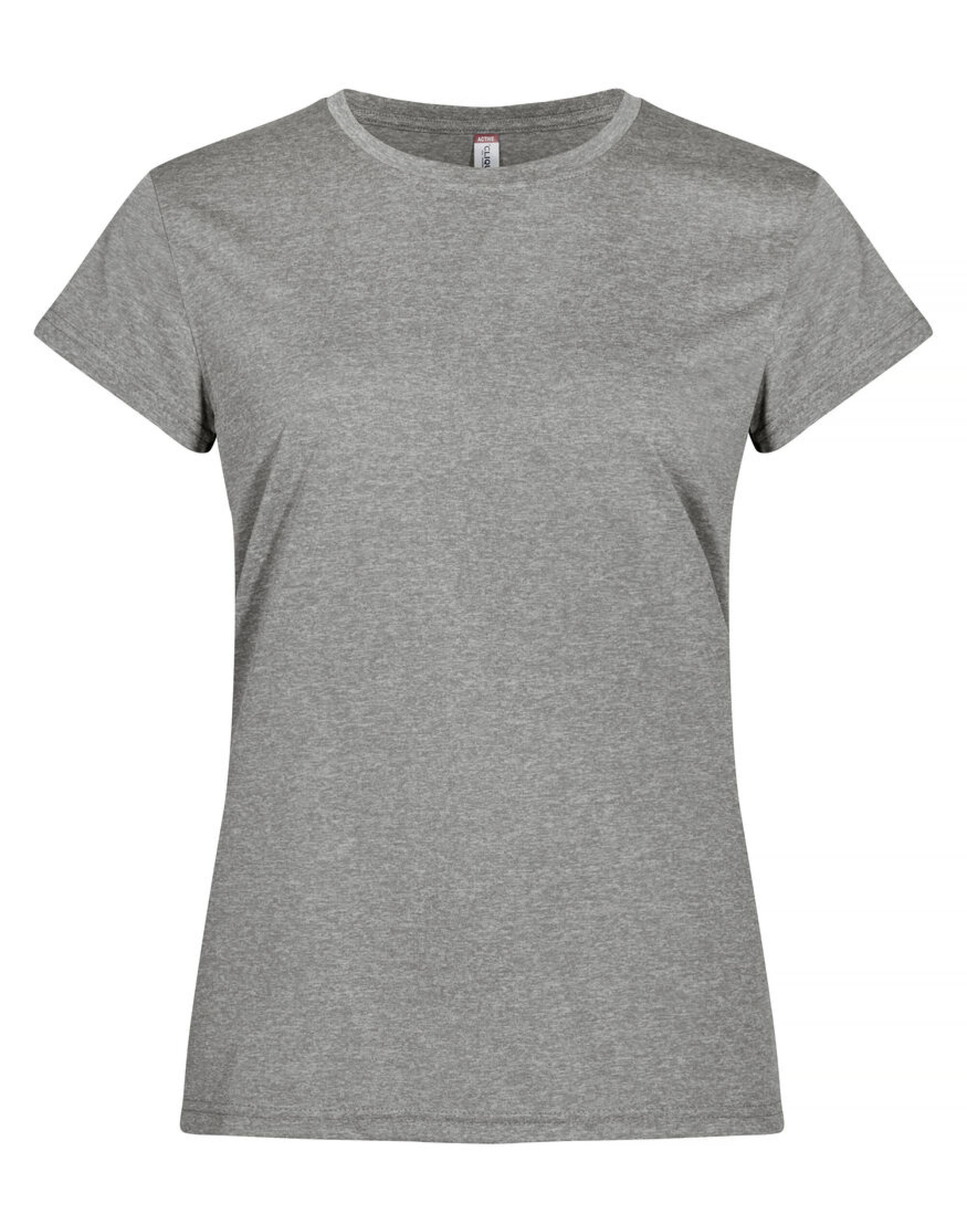 CQ029039 Ladies Basic Active-T Grey Melange