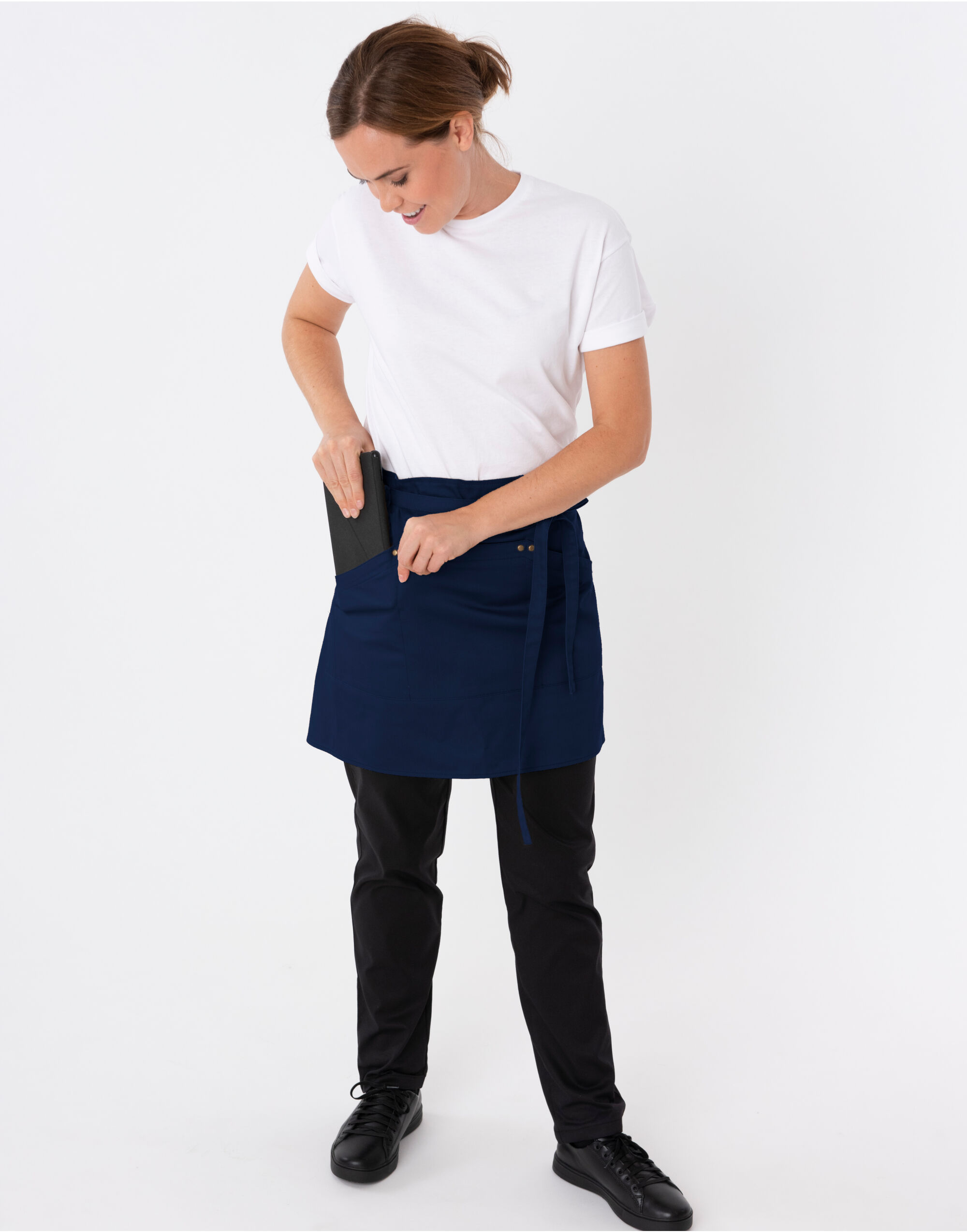 DE115 Le Chef Prep Utility Apron Navy