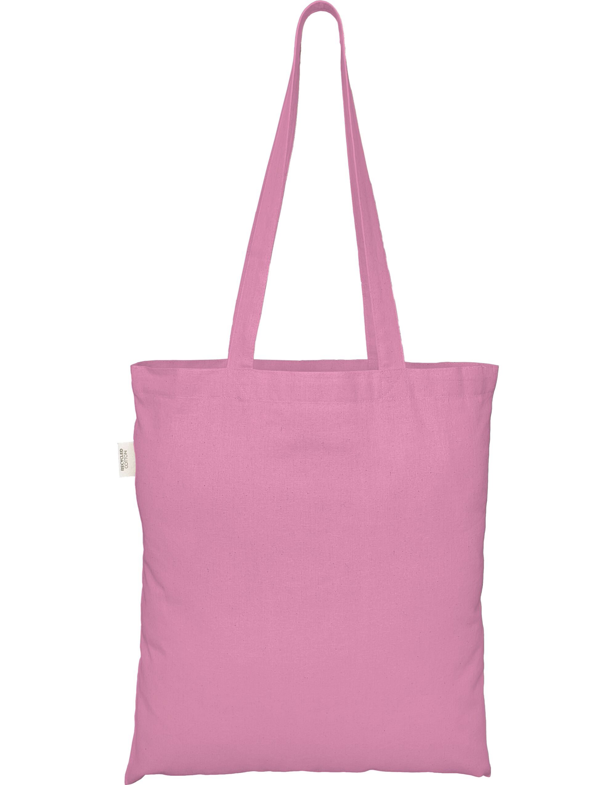 ECO001 100% Recycled Cotton Tote Bag Pink