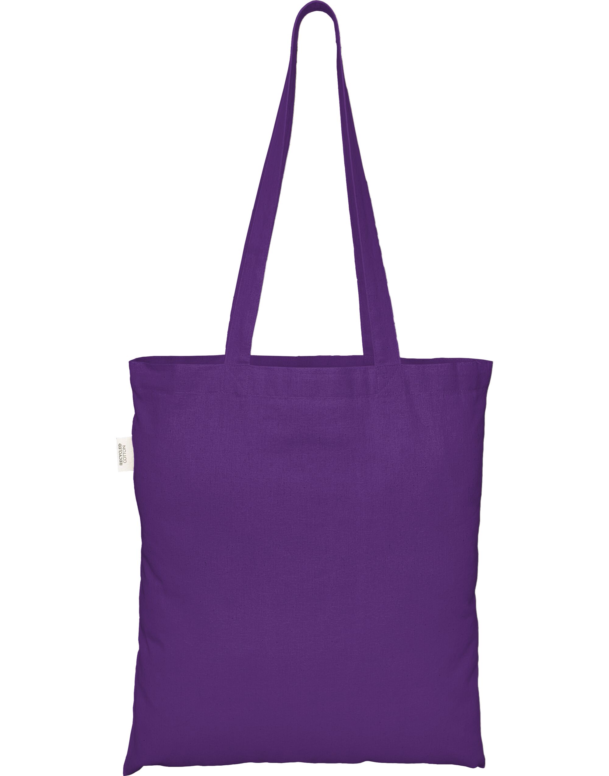 ECO001 100% Recycled Cotton Tote Bag Purple