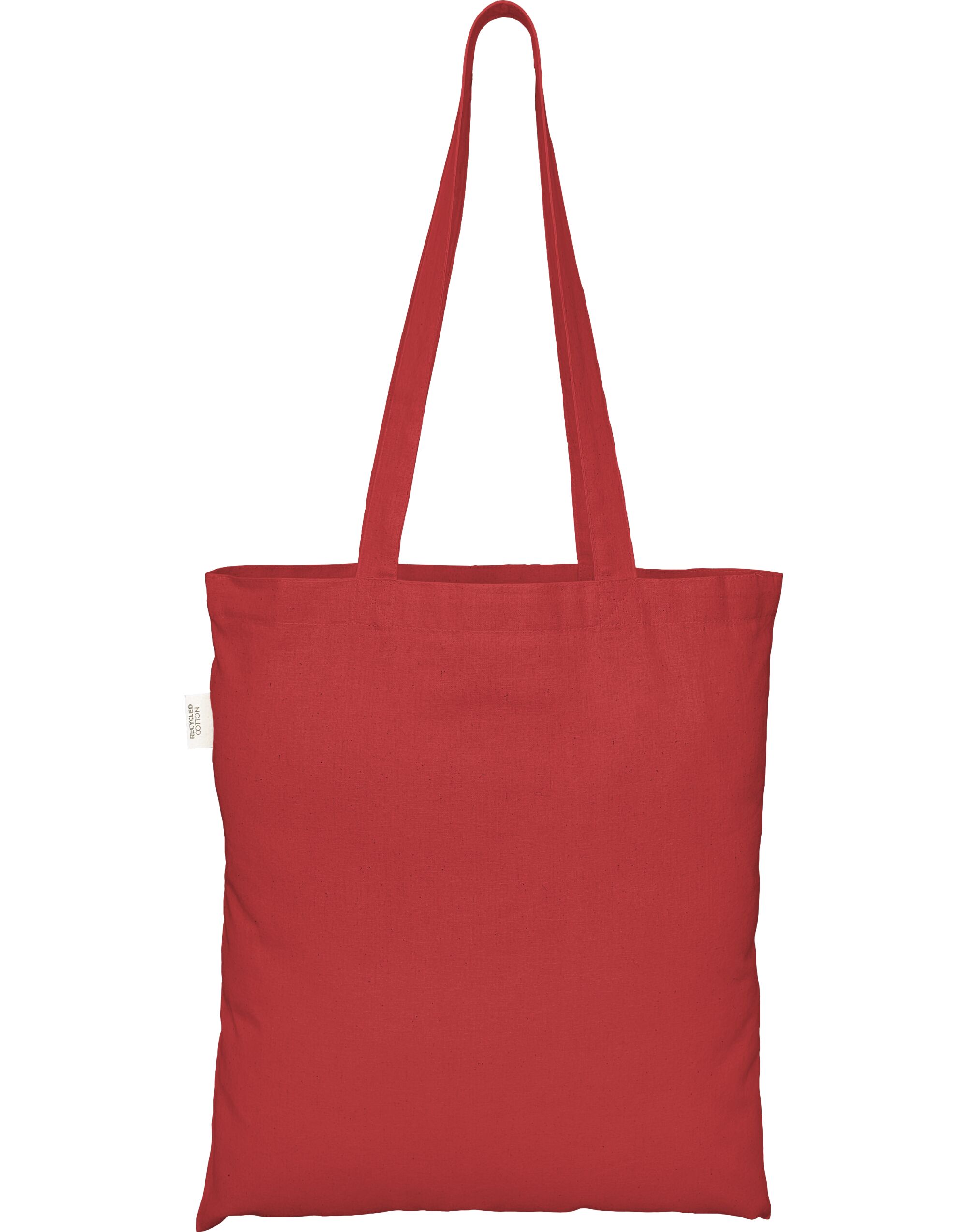 ECO001 100% Recycled Cotton Tote Bag Red