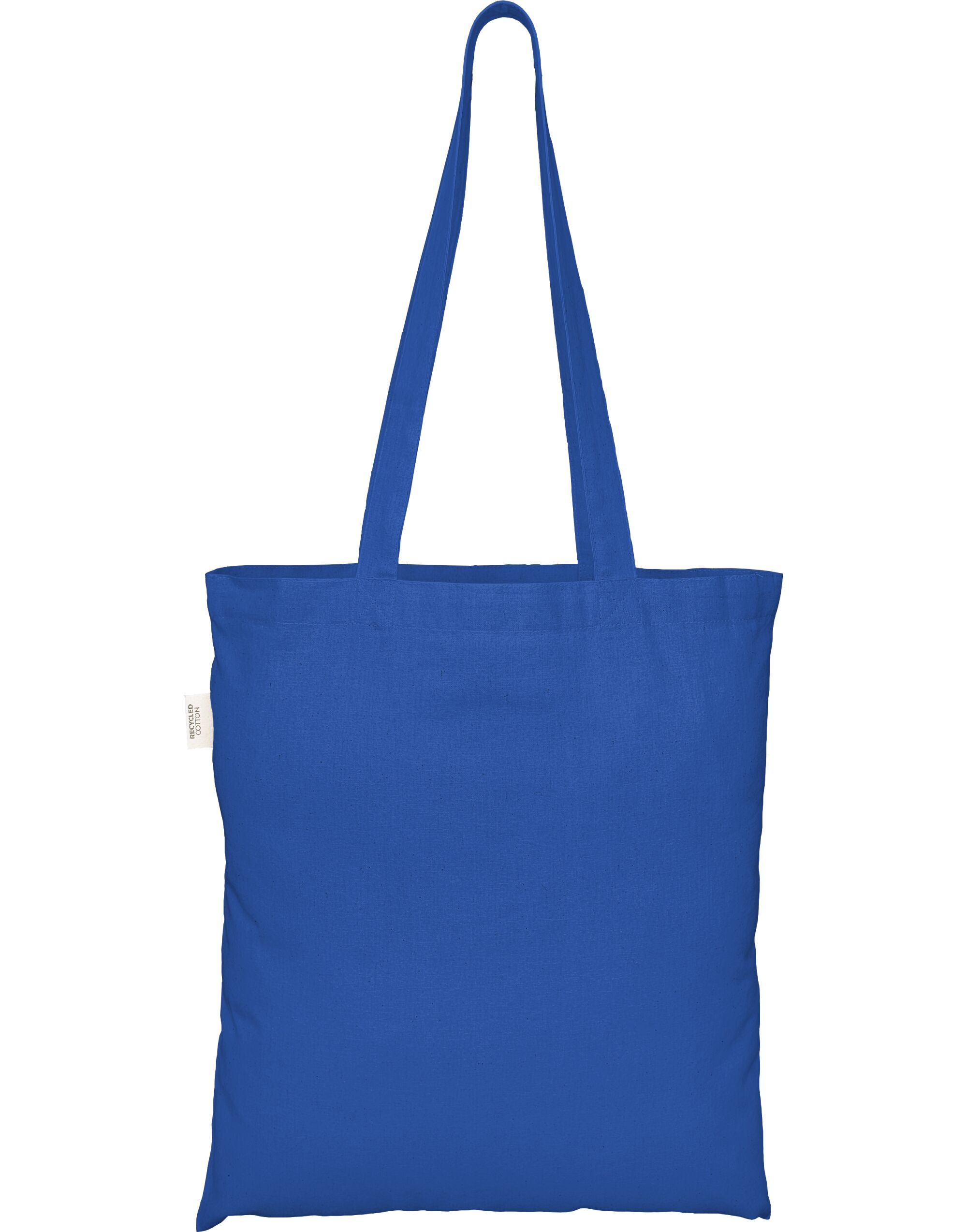 ECO001 100% Recycled Cotton Tote Bag Royal Blue
