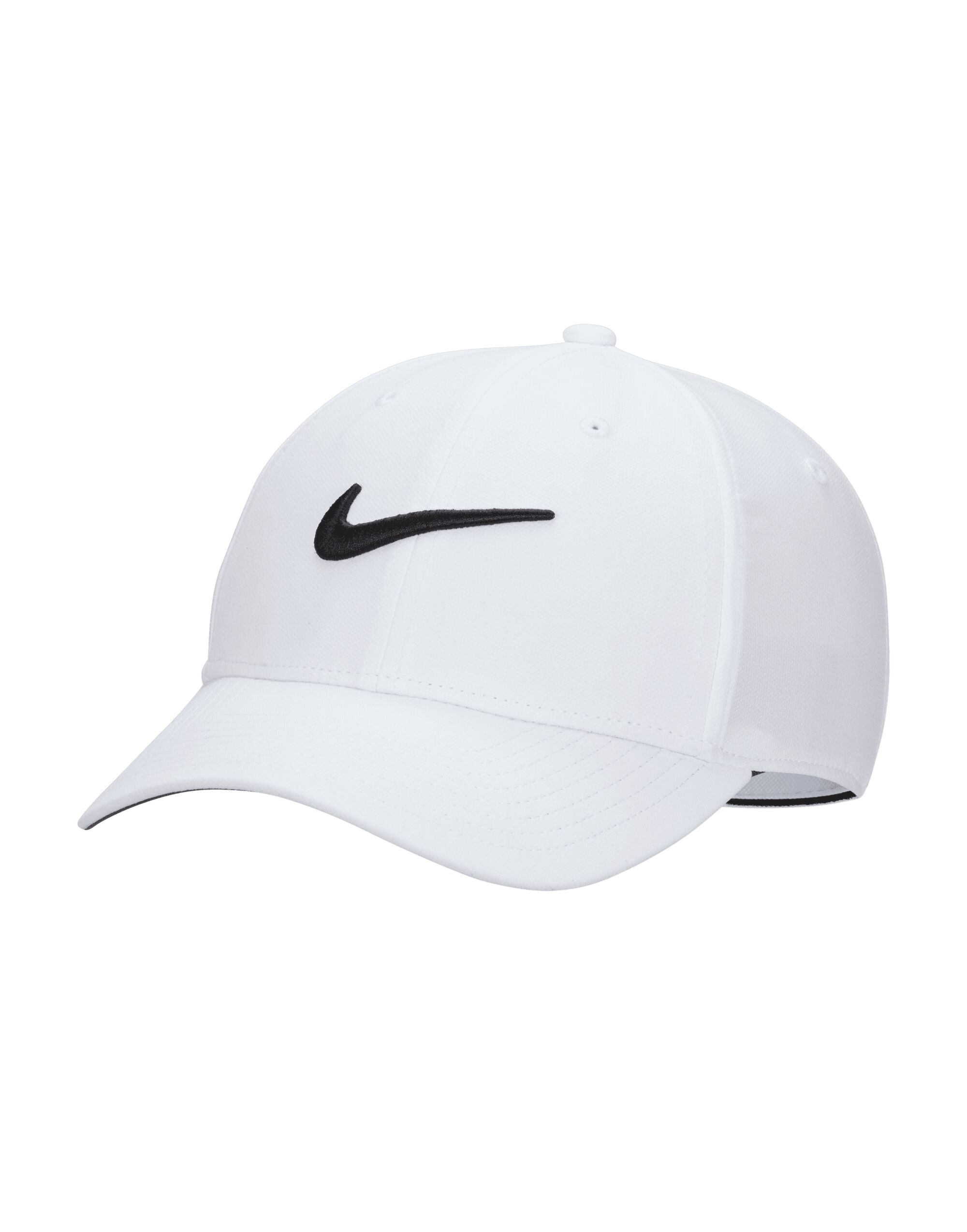 FB5625 Dri-Fit Structured Swoosh Cap White/Black