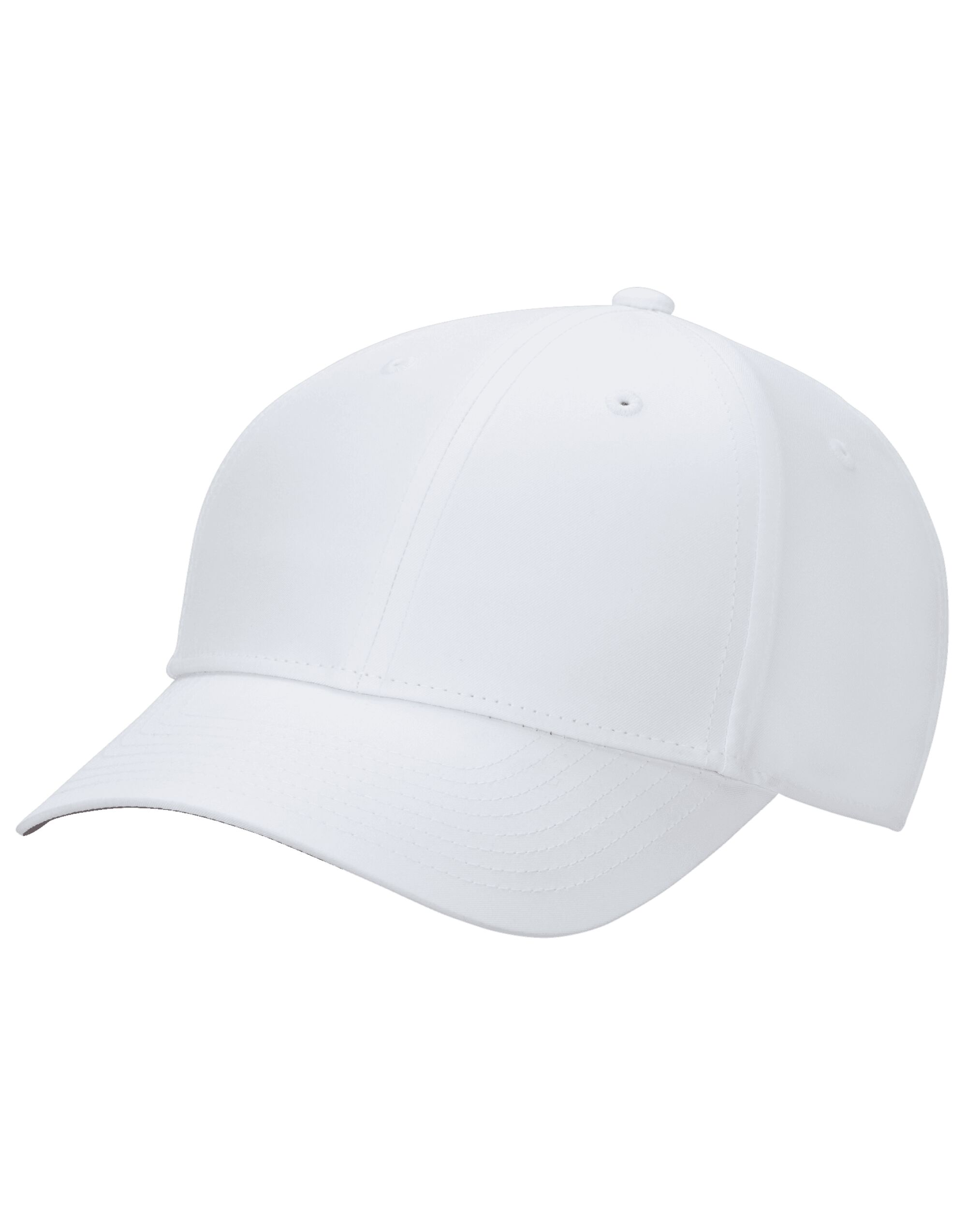 FB6452 Structured Blank Front Cap White/Black