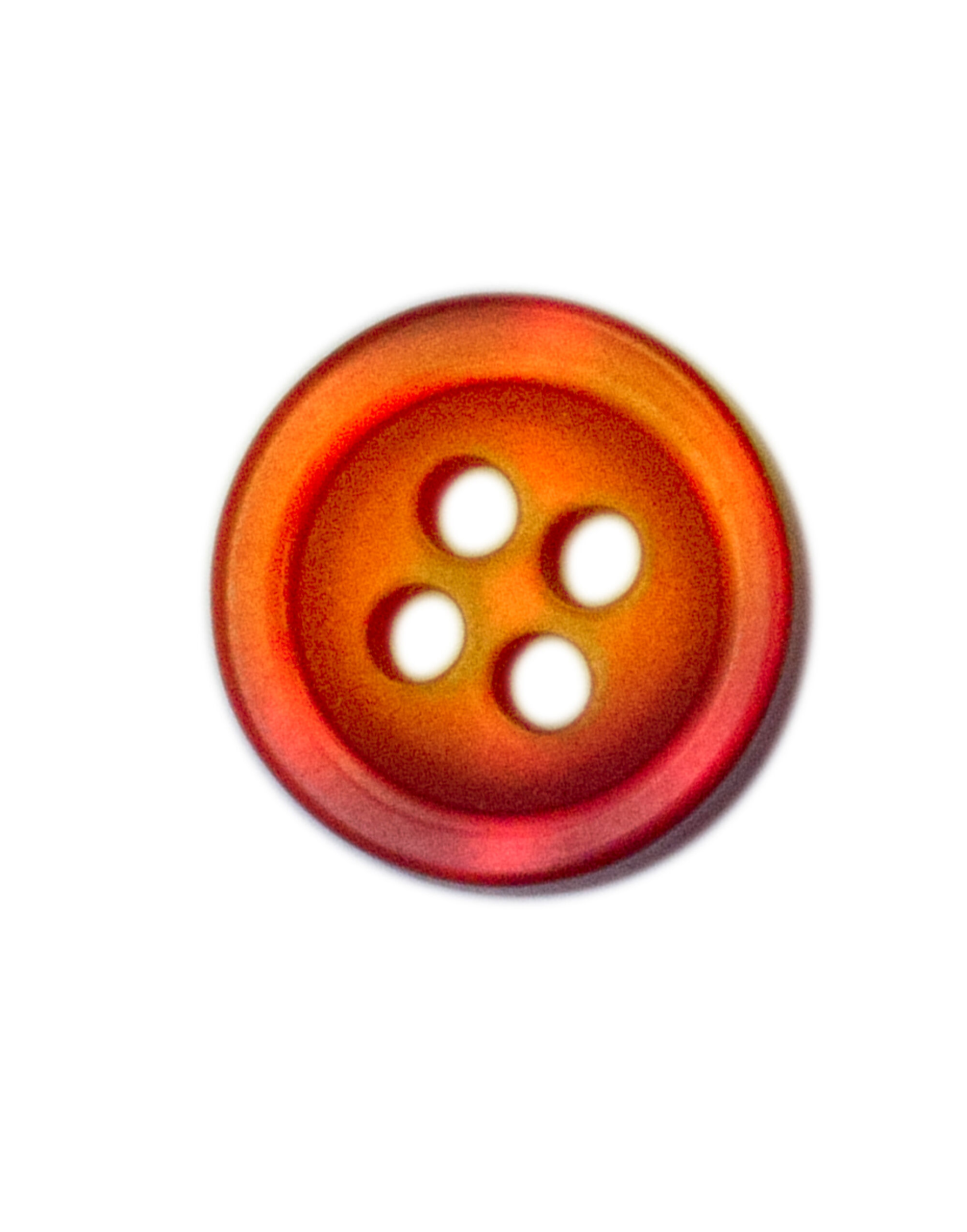 PE2269001 Shirt Button Large (10-Pack) Bright Orange