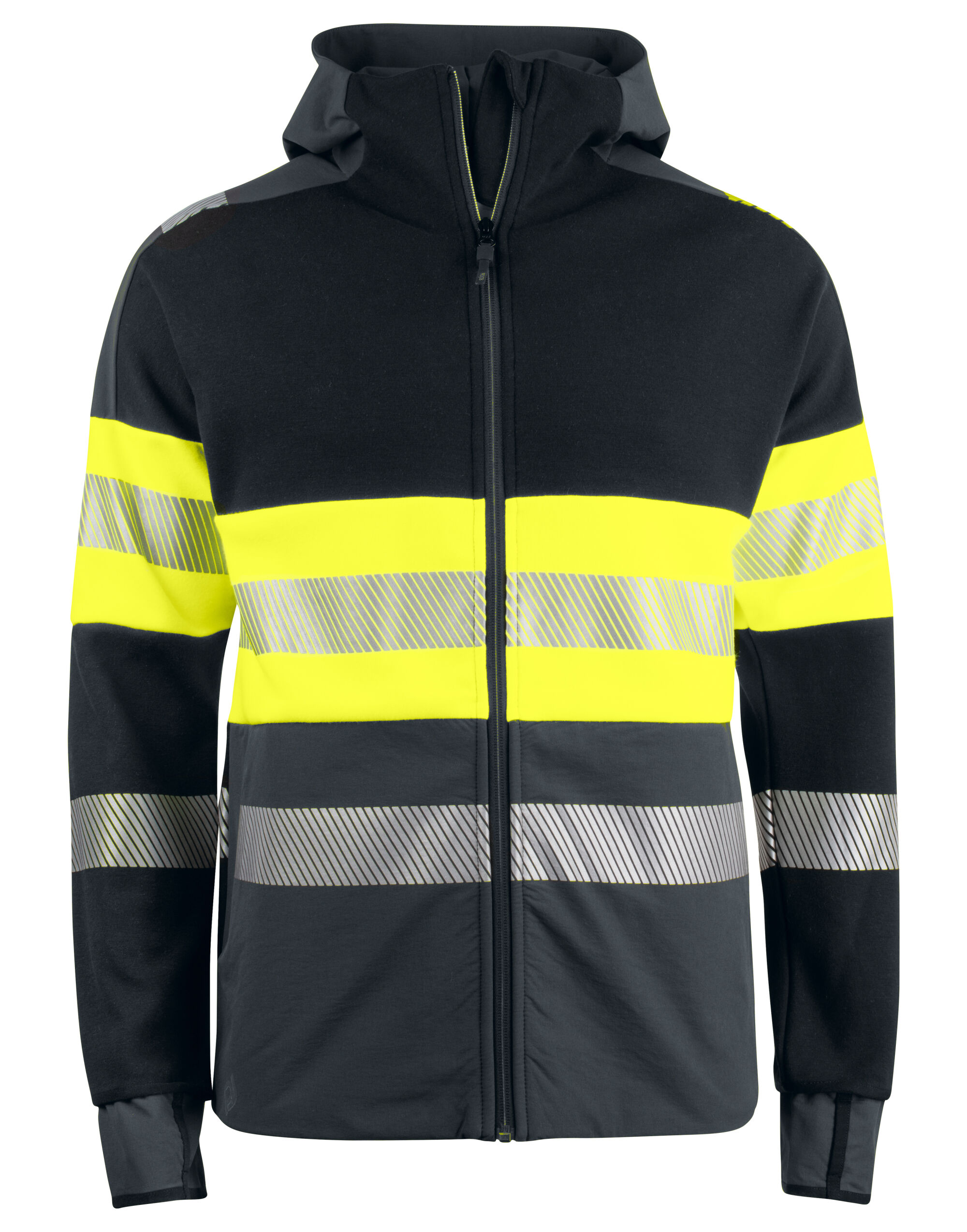 PJ646122 6122 Technical Hood Jacket EN ISO 20471 Class 1 Yellow/Black