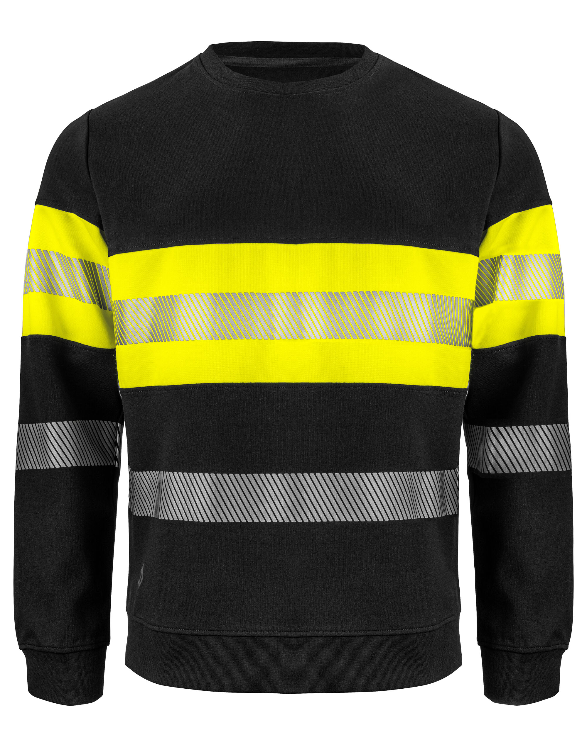 PJ646129 6129 Sweatshirt EN ISO 20471 Class 1 Yellow/Black
