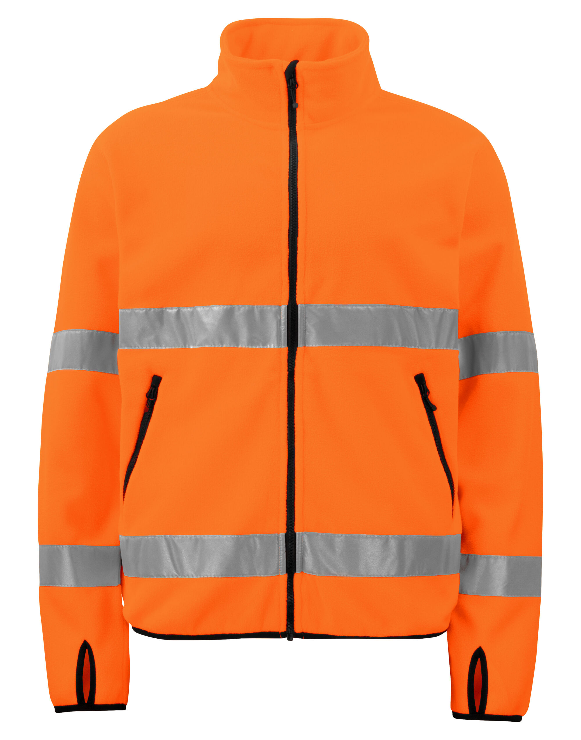 PJ646327 Prio 6327 Fleece Jacket EN ISO 20471 Class 3 Orange/Black