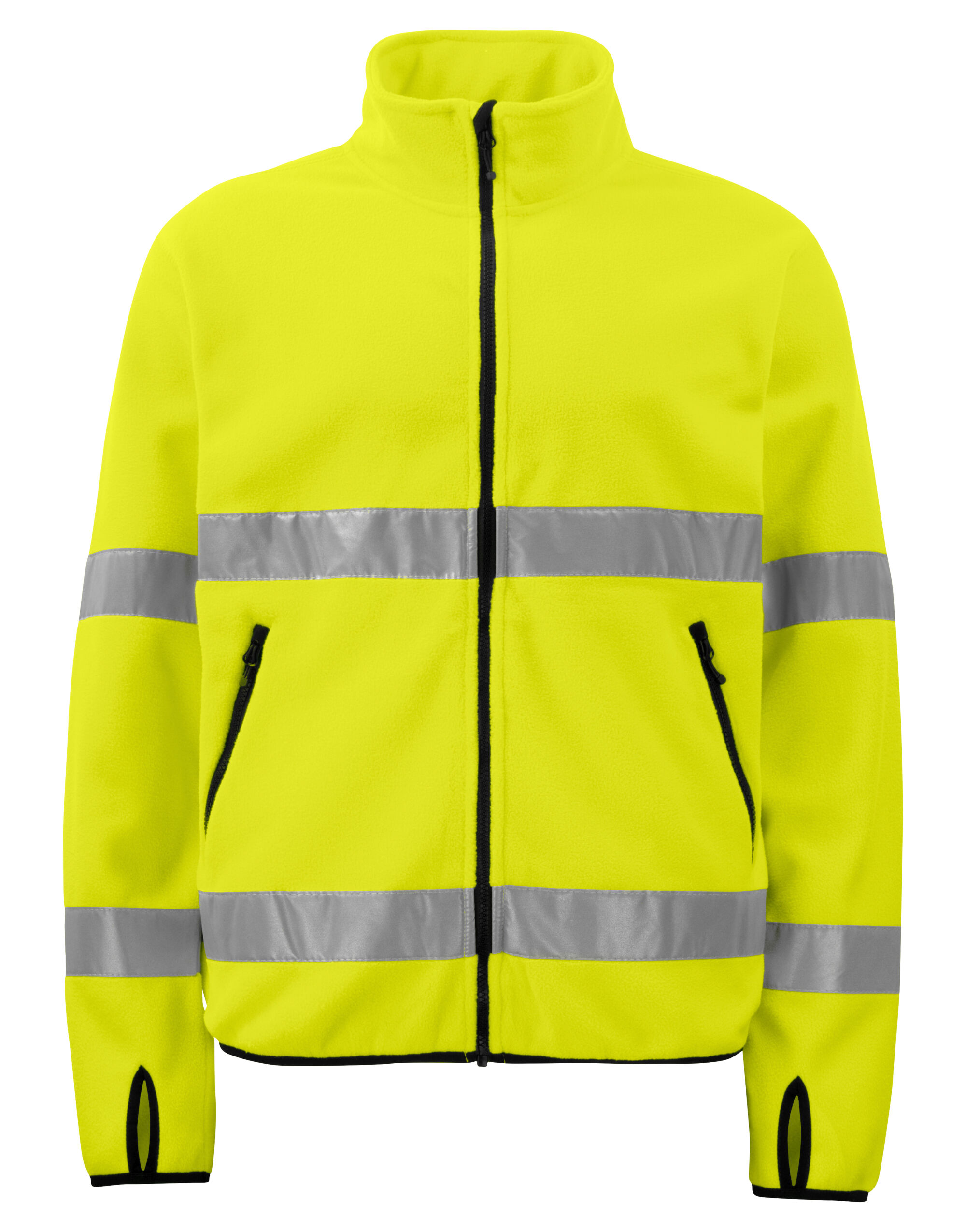 PJ646327 Prio 6327 Fleece Jacket EN ISO 20471 Class 3 Yellow/Black