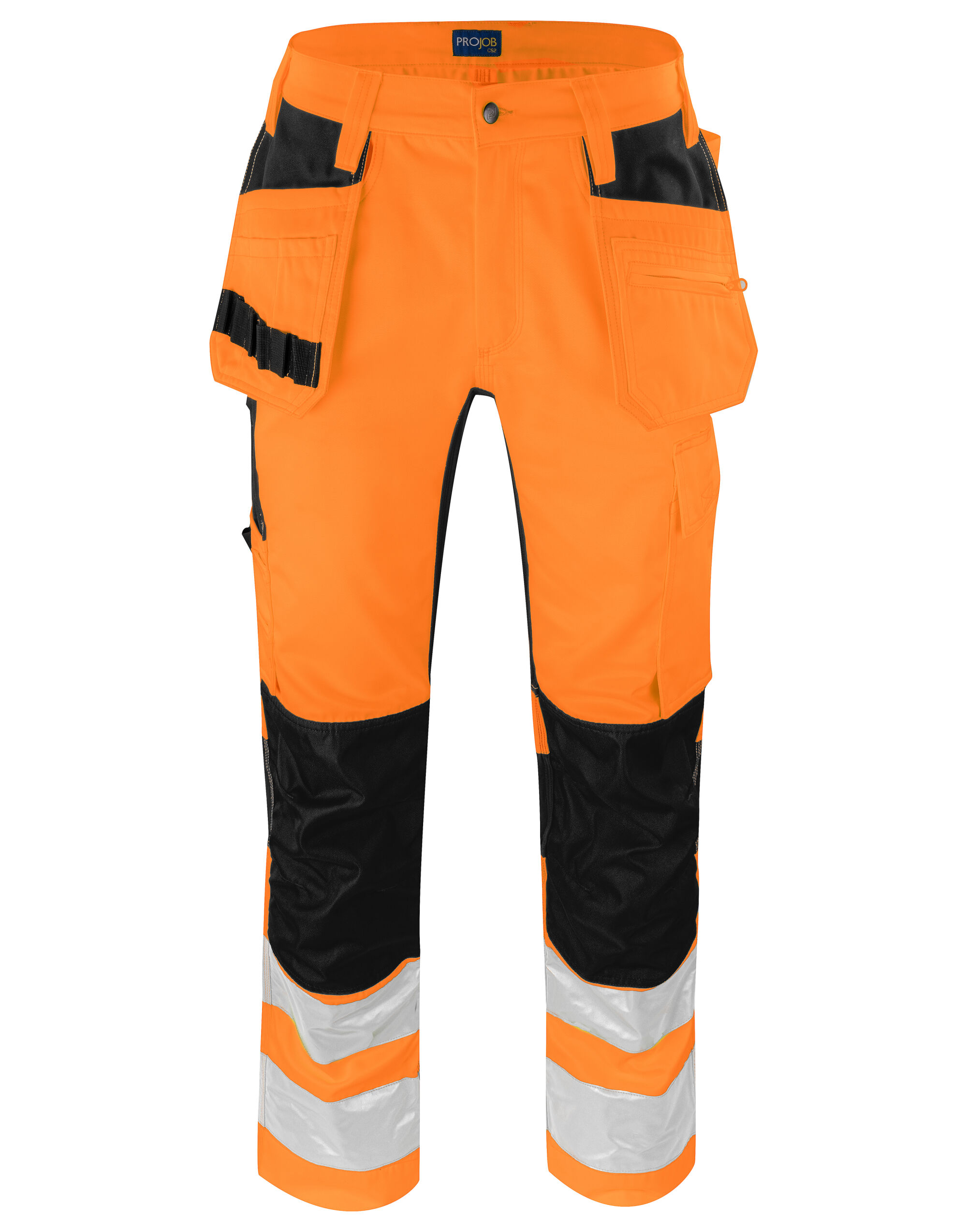 PJ646570 Prio 6570 Waistpant Stretch Class 2 Orange/Black