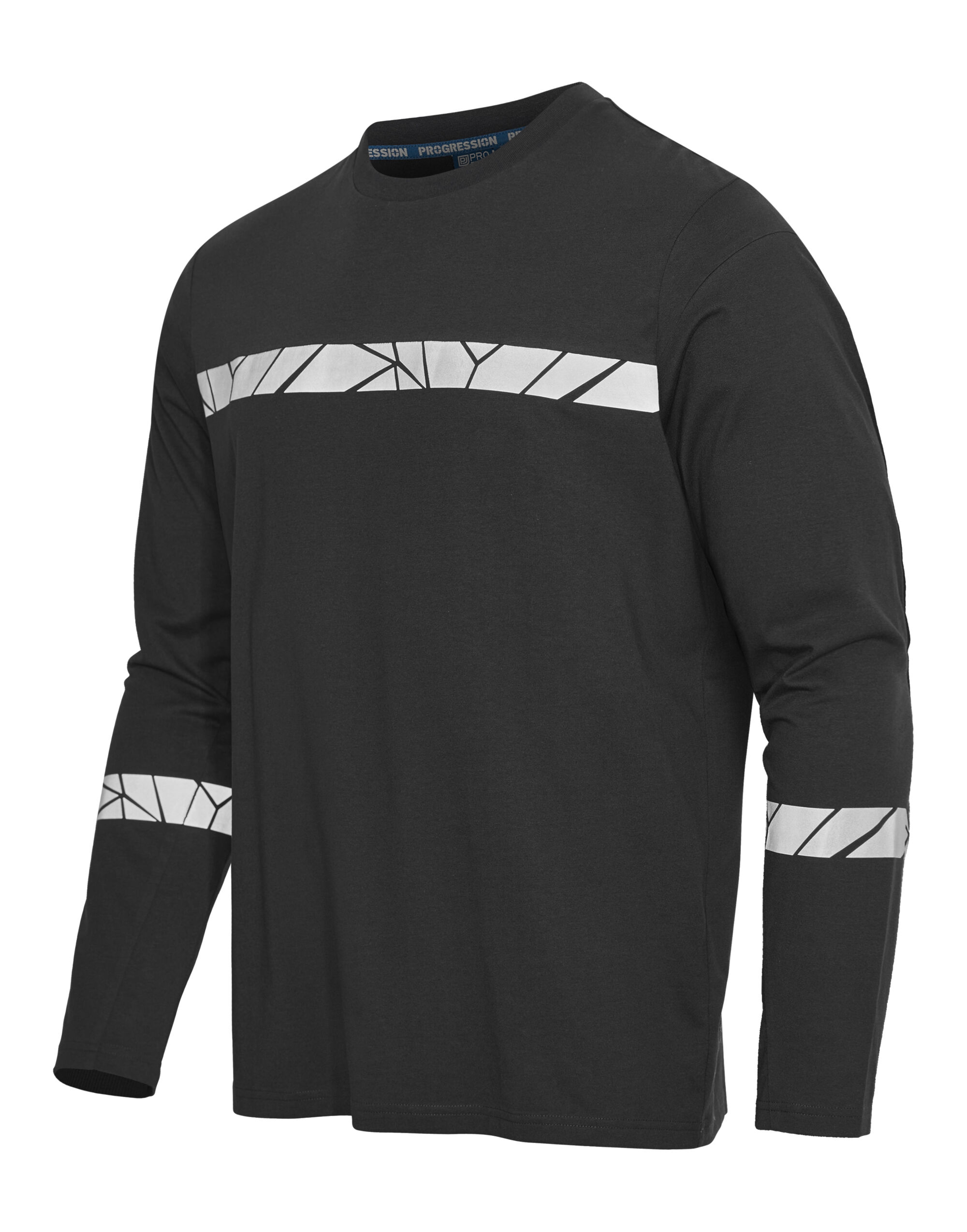 PJ647002 Progression 7002 Long Sleeve T-Shirt Black/Black