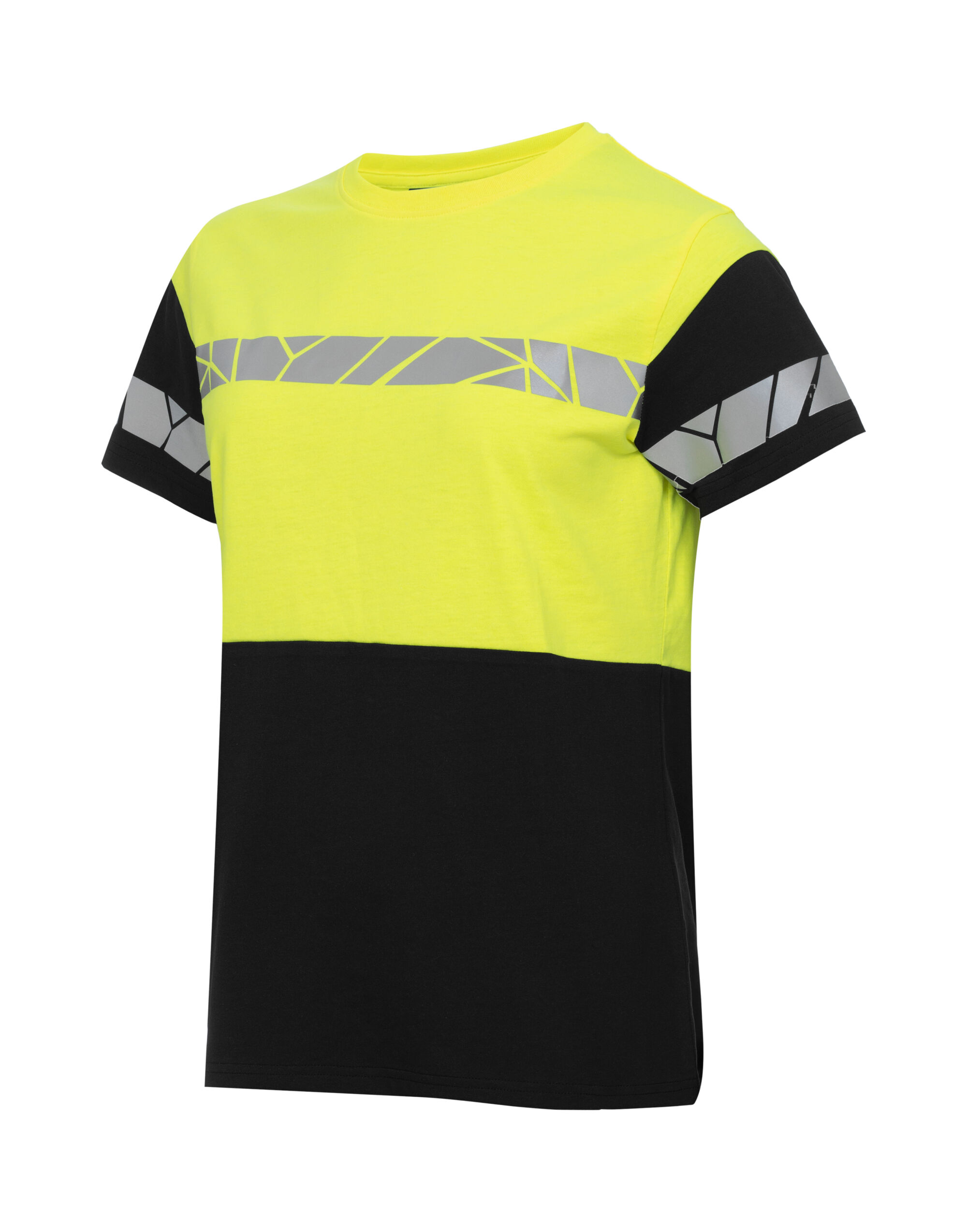 PJ647005 Progression 7005 Ladies T-Shirt Black/Yellow