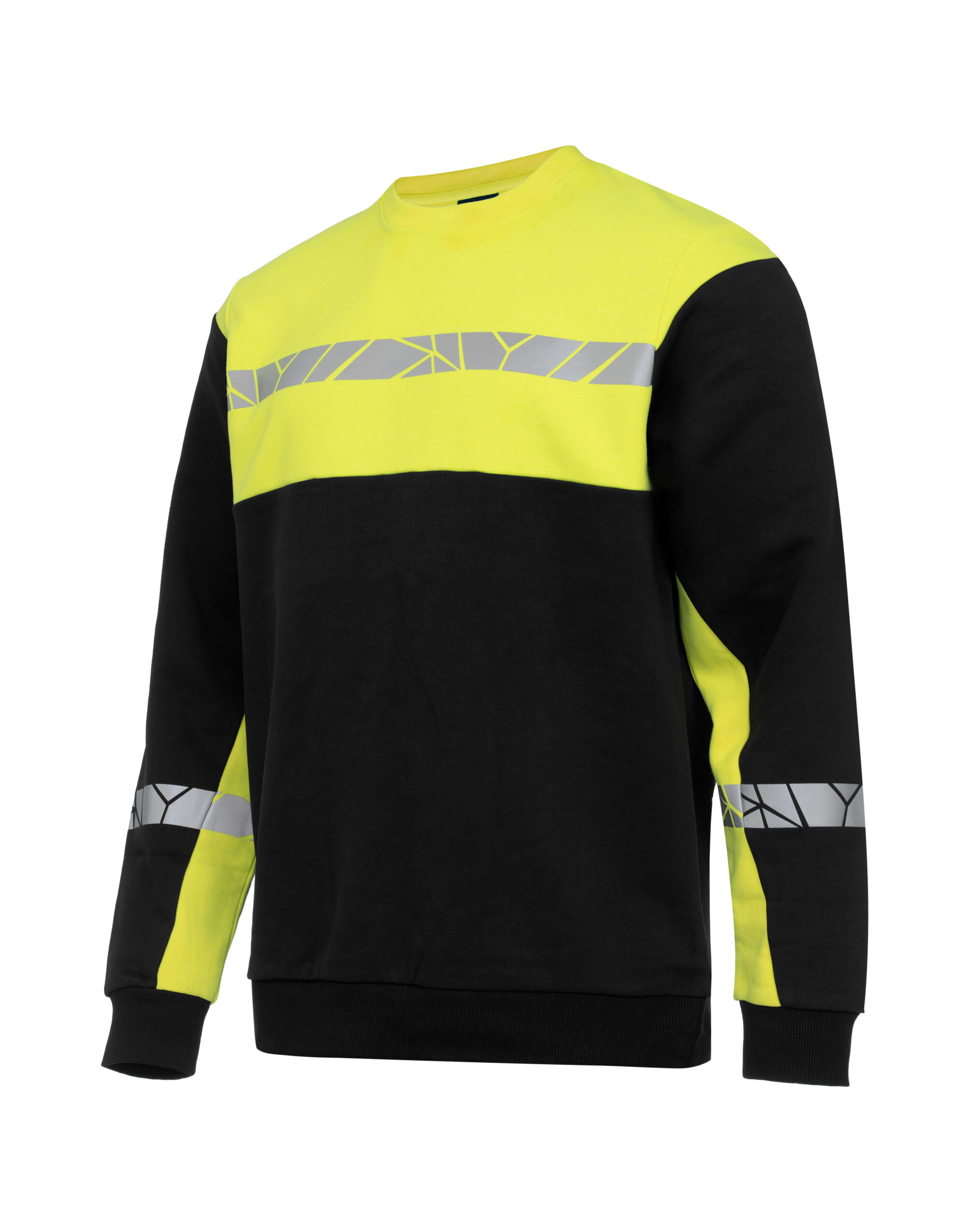 PJ647101 Progression 7101 Sweatshirt Black/Yellow