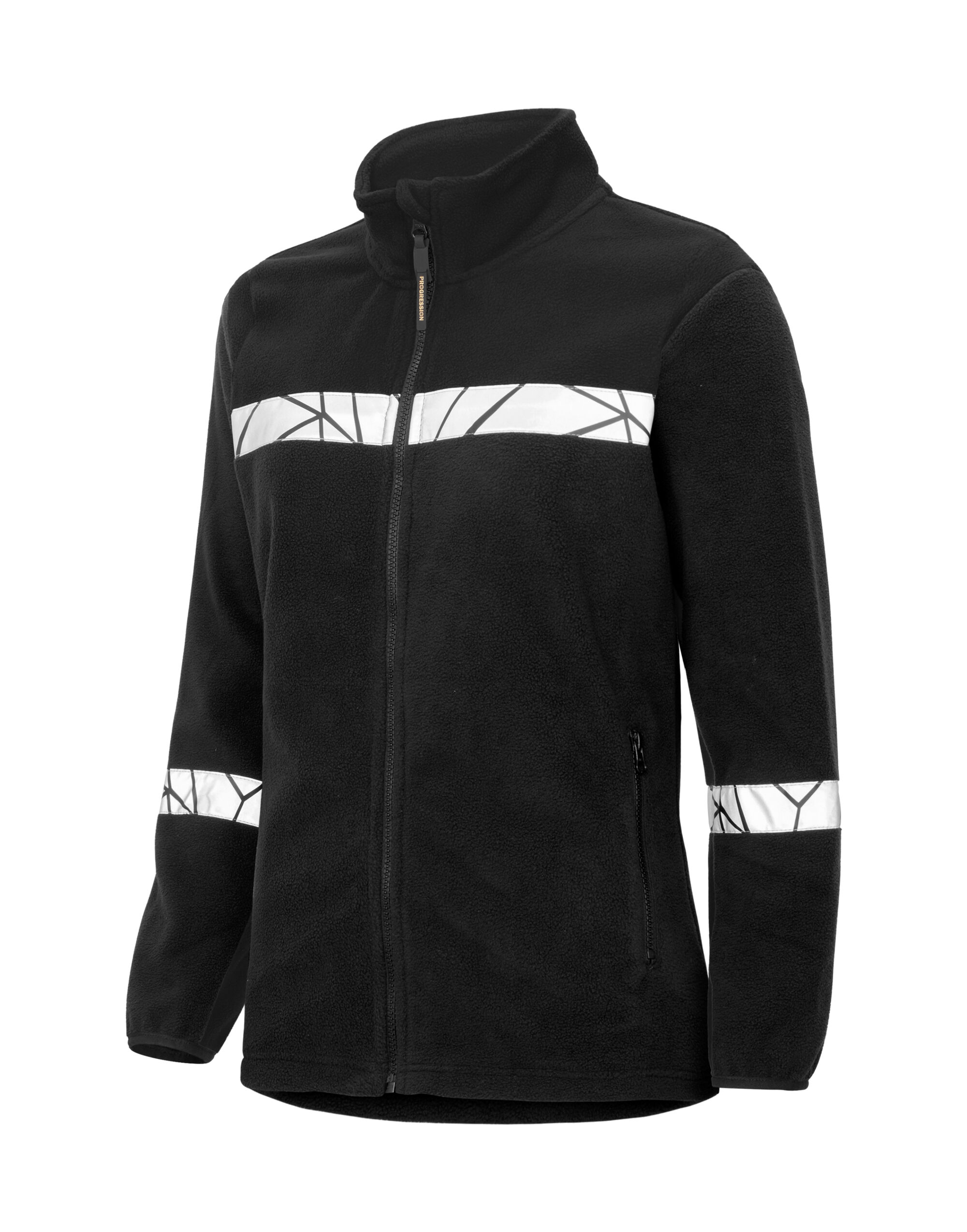 PJ647301 Progression 7301 Ladies Full Zip Fleece Black/Black
