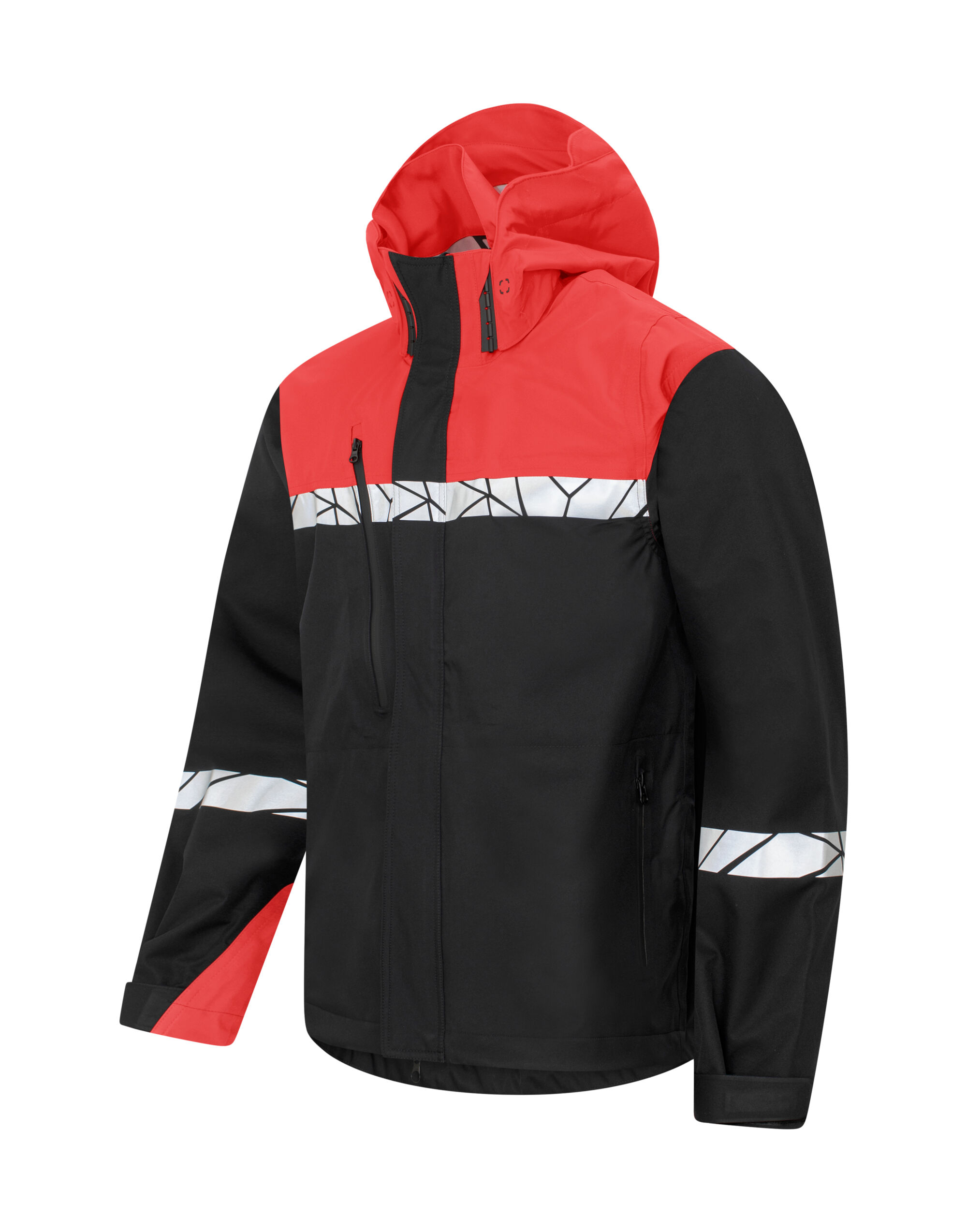 PJ647414 Progression 7414 Shell Jacket Black/Red