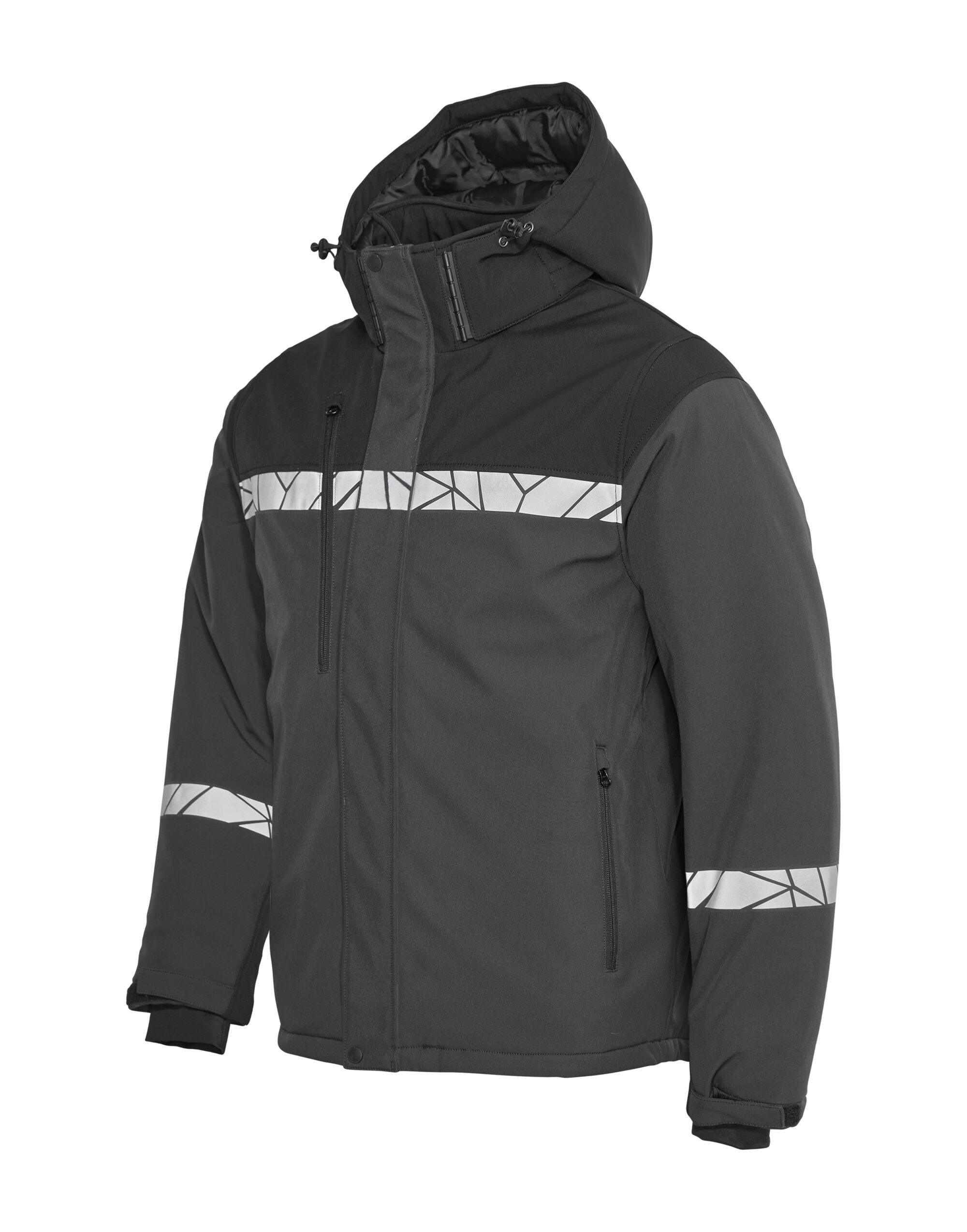 PJ647415 Progression 7415 Functional Padded Shell Jacket Grey/Black