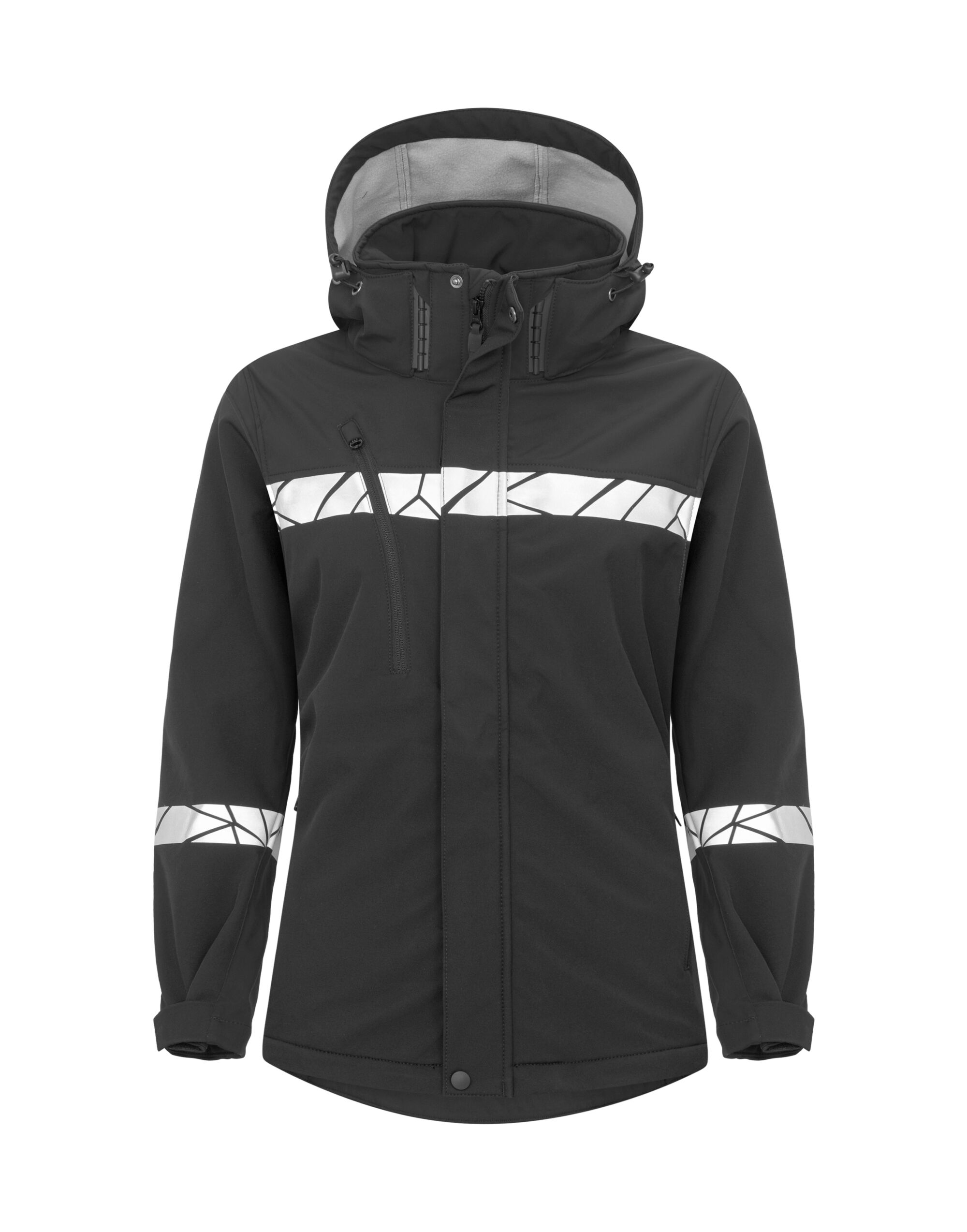 PJ647417 Progression 7417 Ladies Softshell Jacket Black/Black