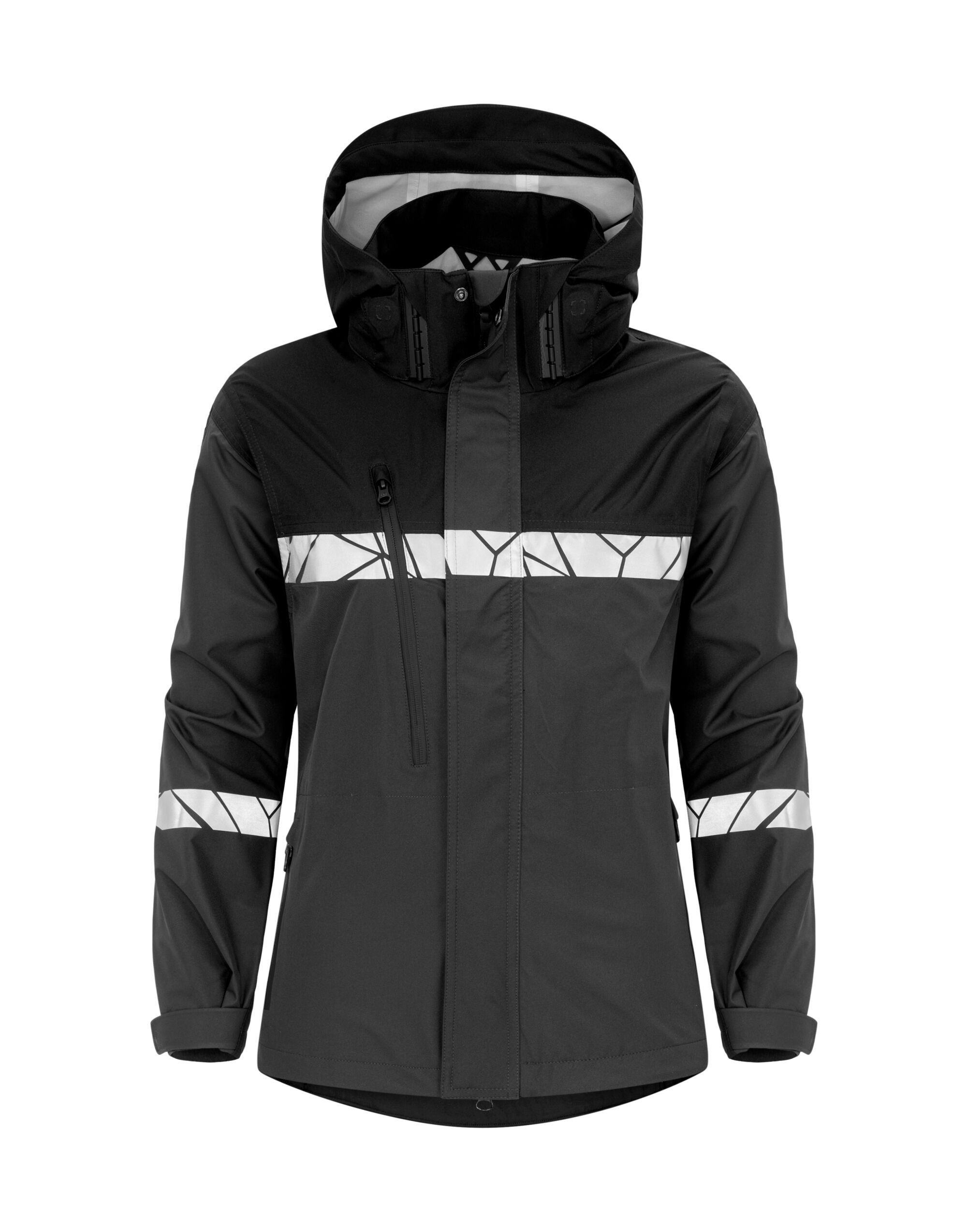 PJ647419 Progression 7419 Ladies Shell Jacket Grey/Black
