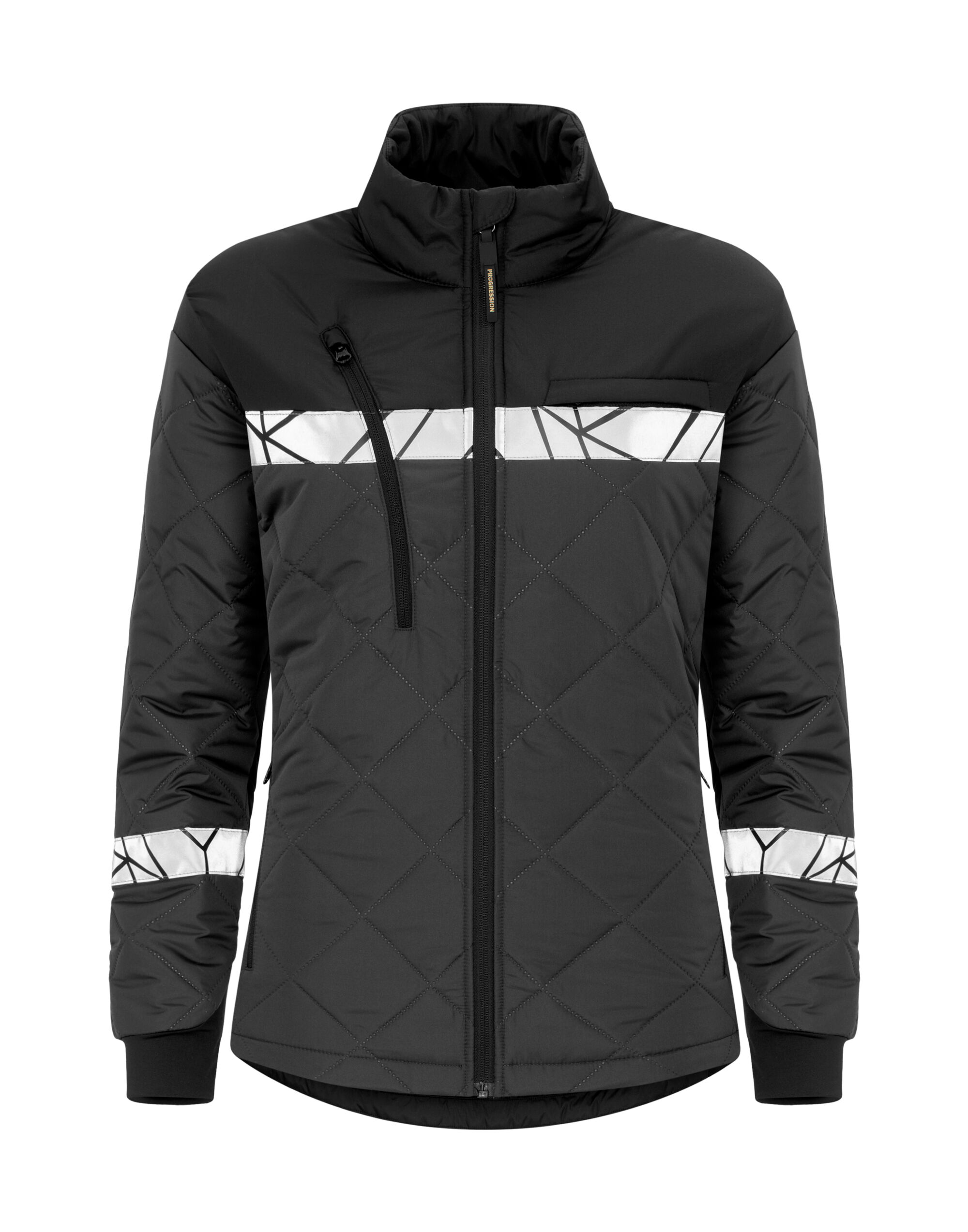 PJ647421 Progression 7421 Ladies Lightweight Quilted Jacket Grey/Black