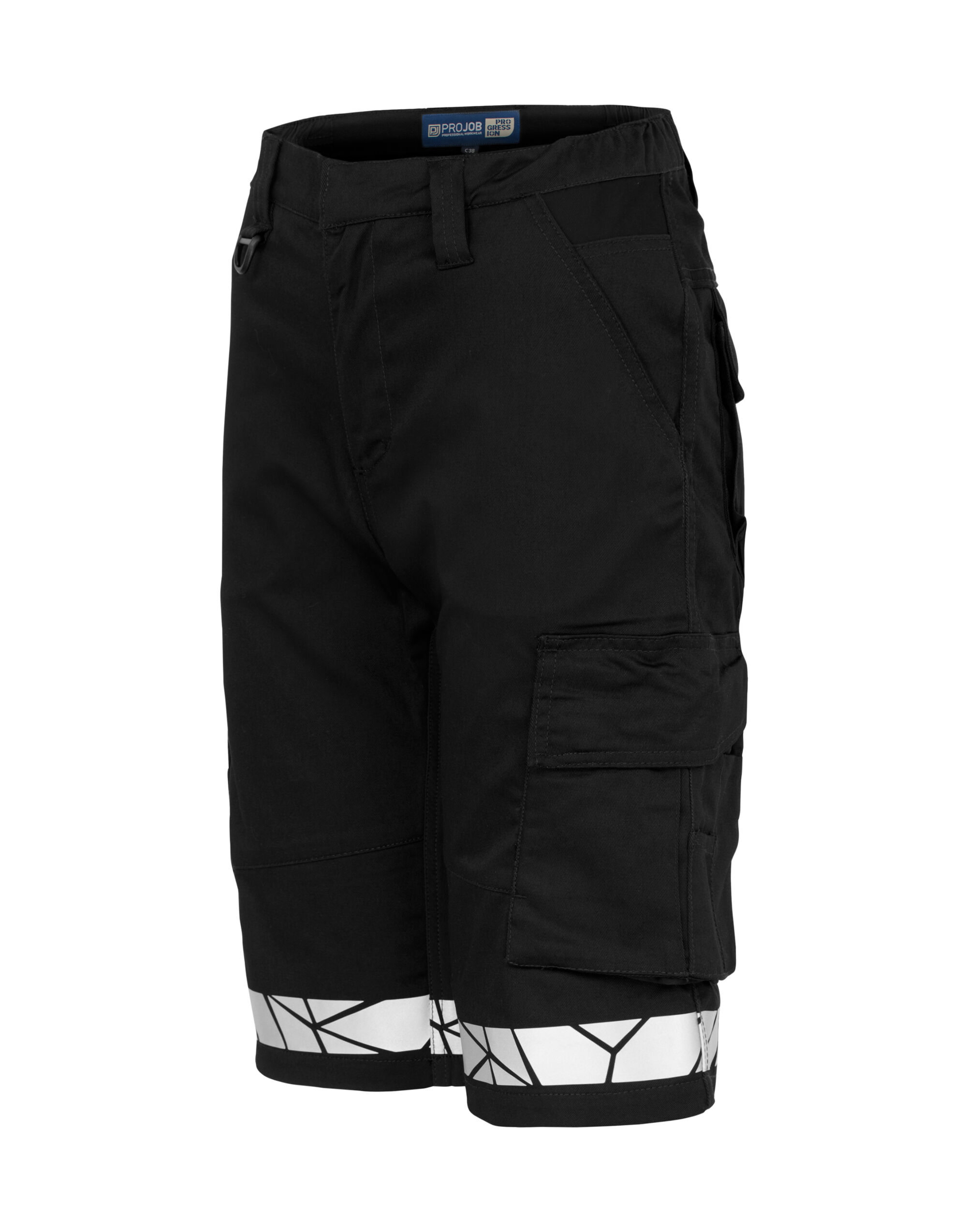 PJ647514 Progression 7514 Ladies Work Shorts Black/Black