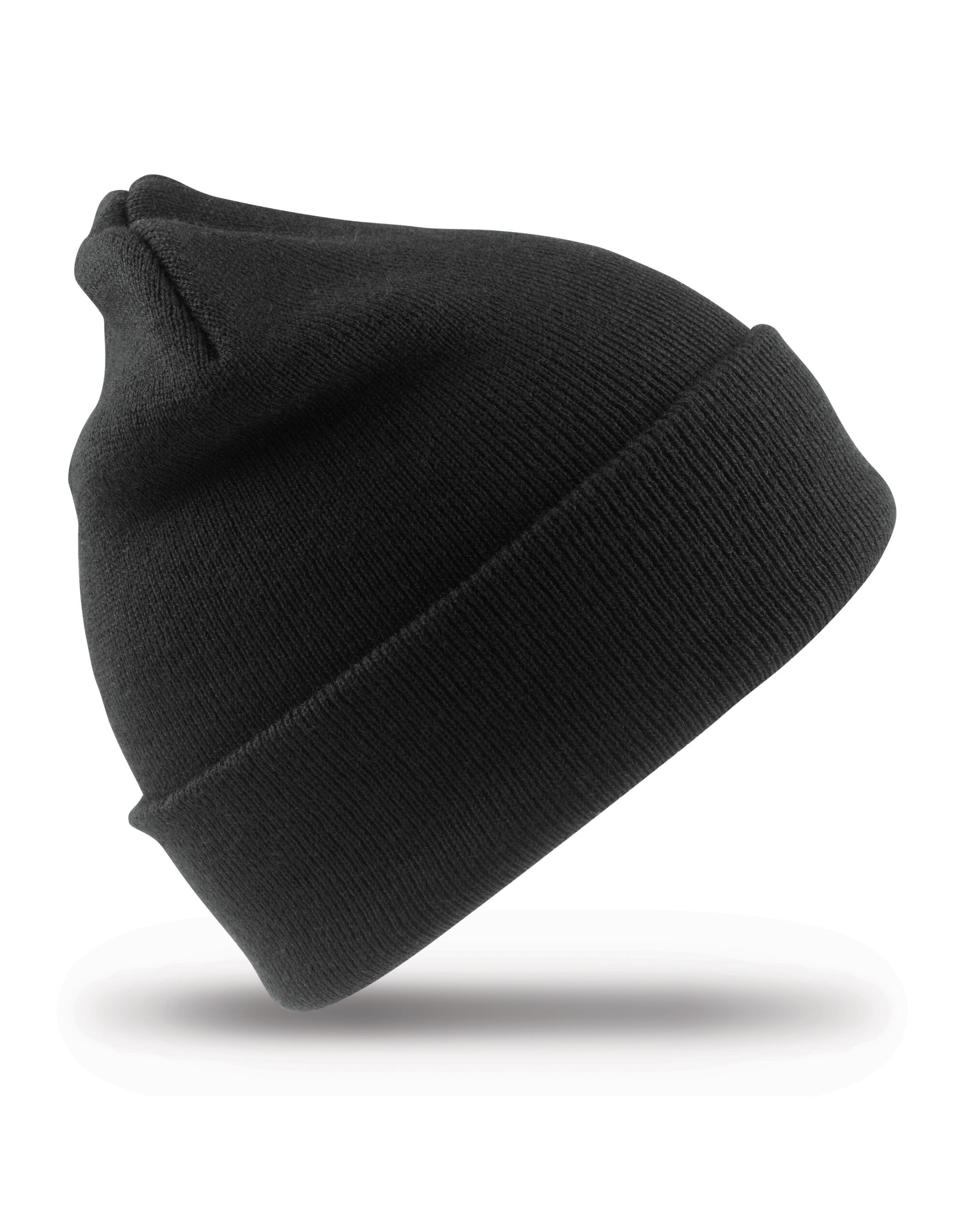 RC929X Recycled Woolly Ski Hat Black