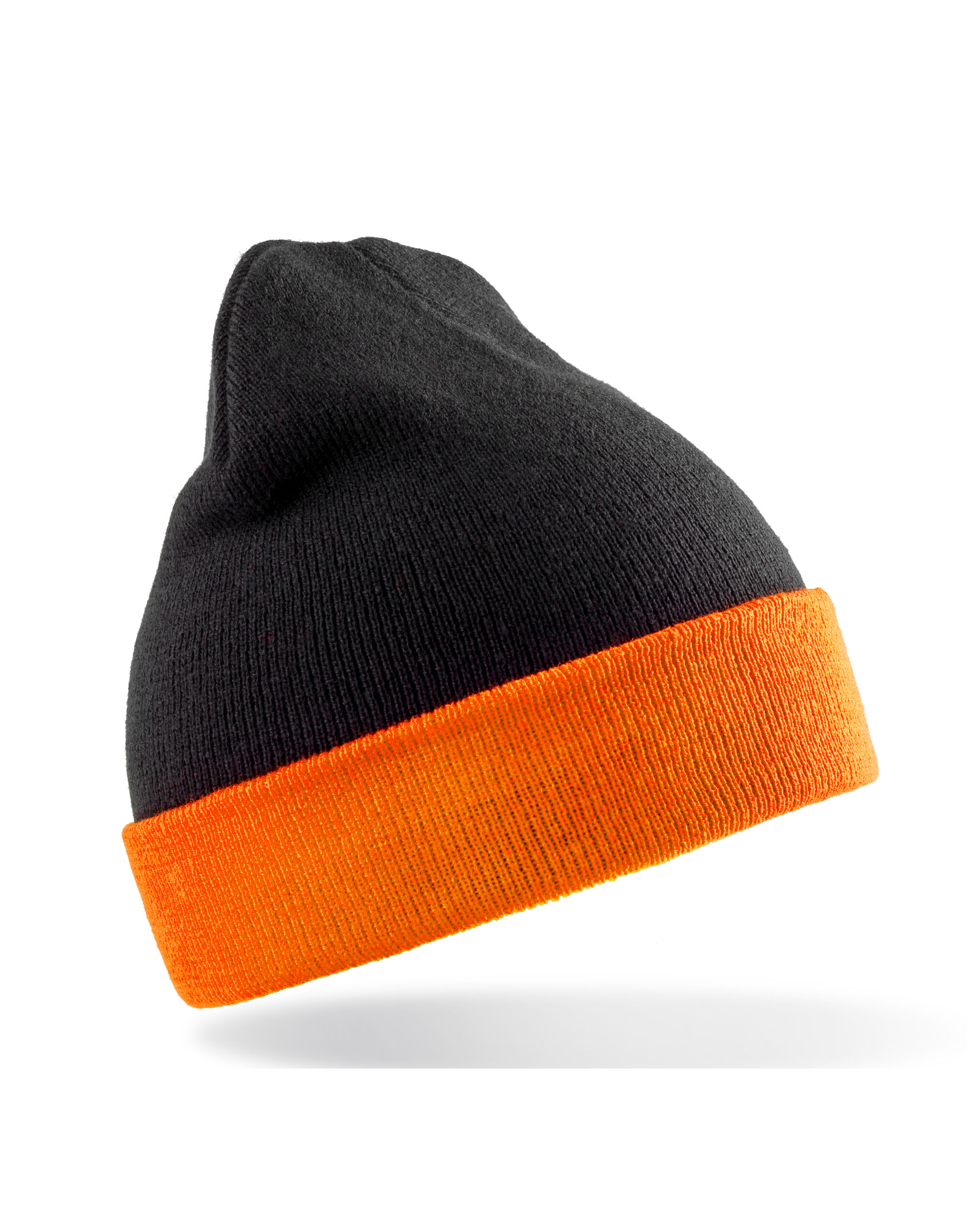 RC930X Recycled Black Compass Beanie Black/Orange