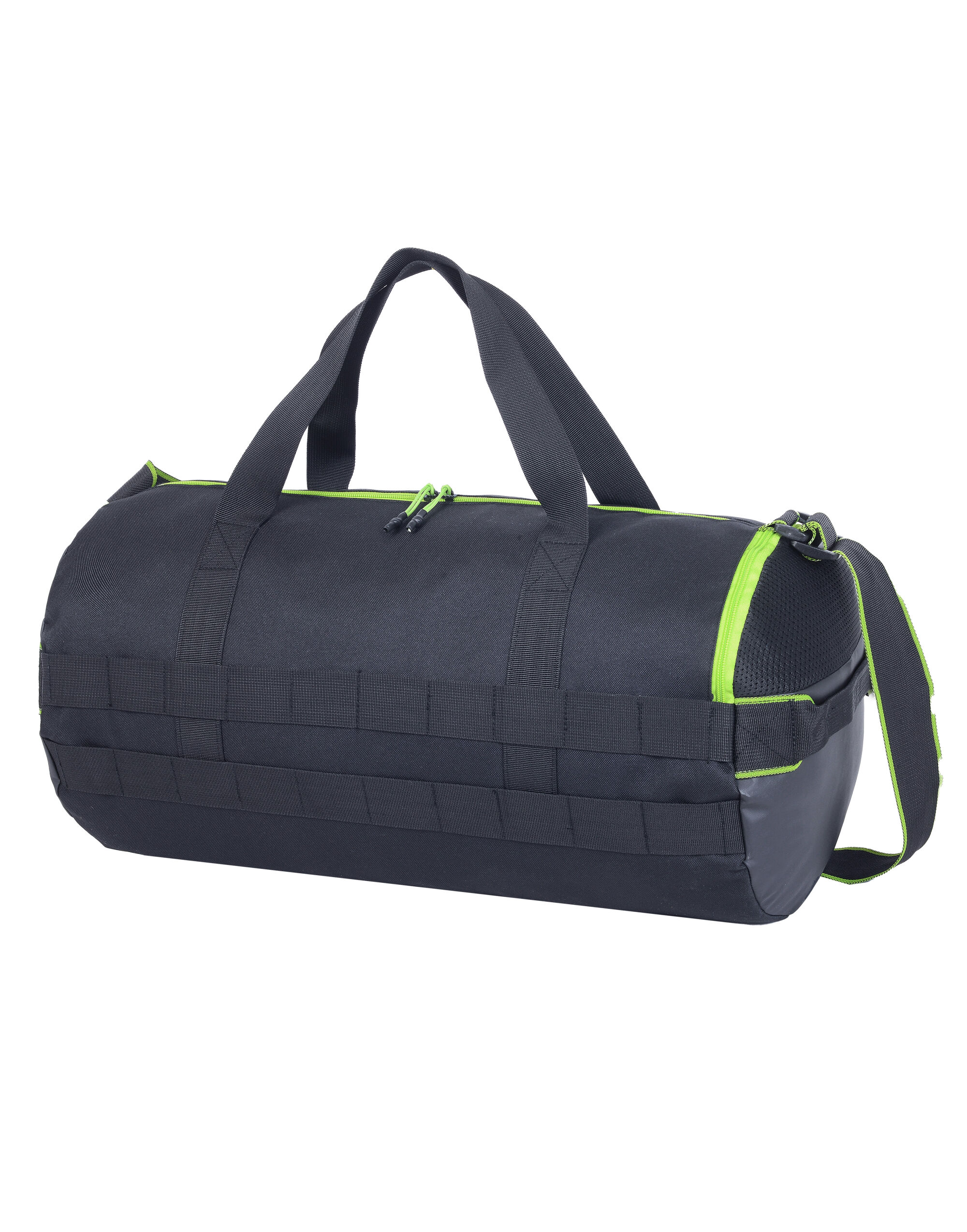 SH2682 Olympia Sports Bag Black/Lime Green