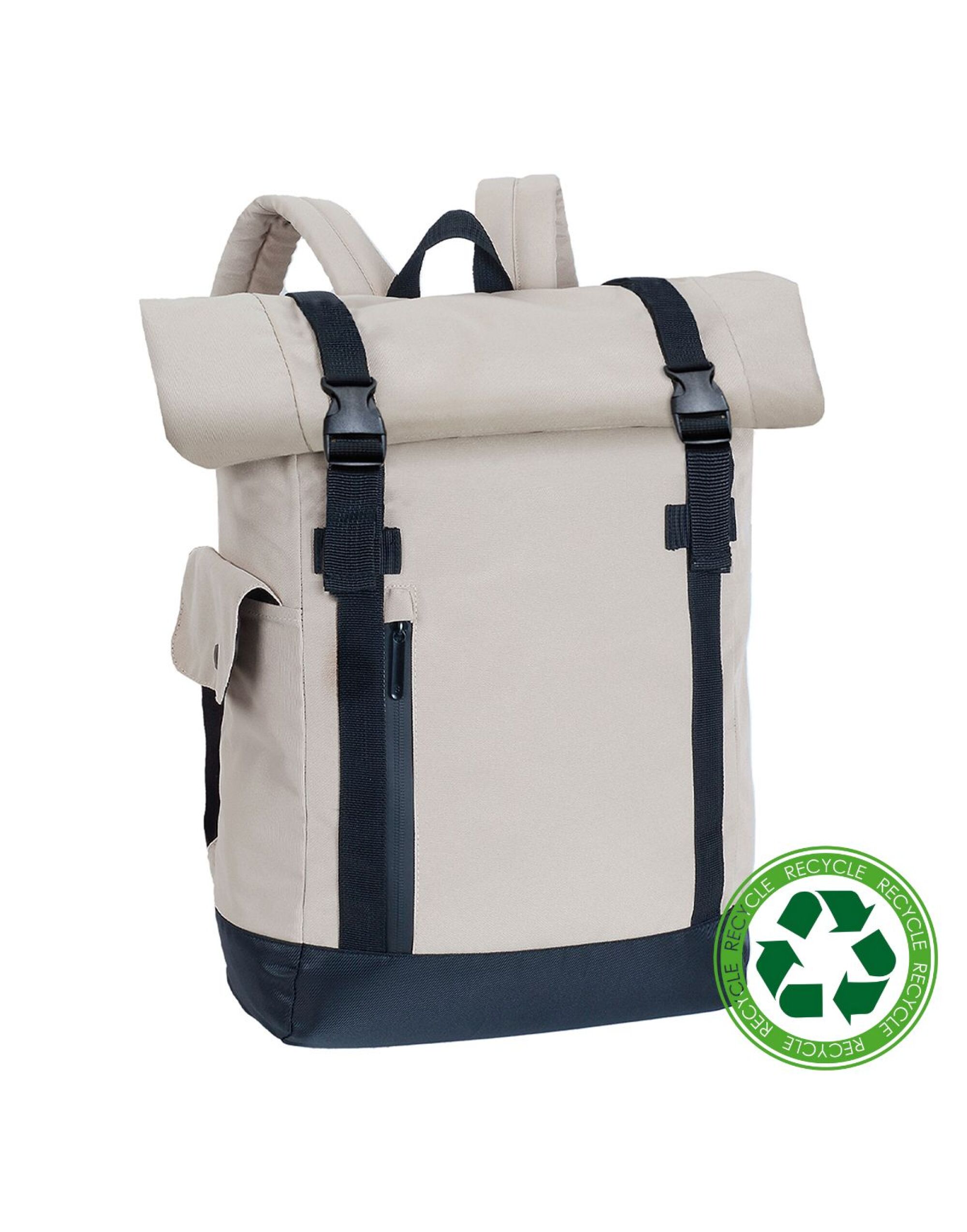 SH7244 Budapest Sack Laptop Backpack Sand/Black