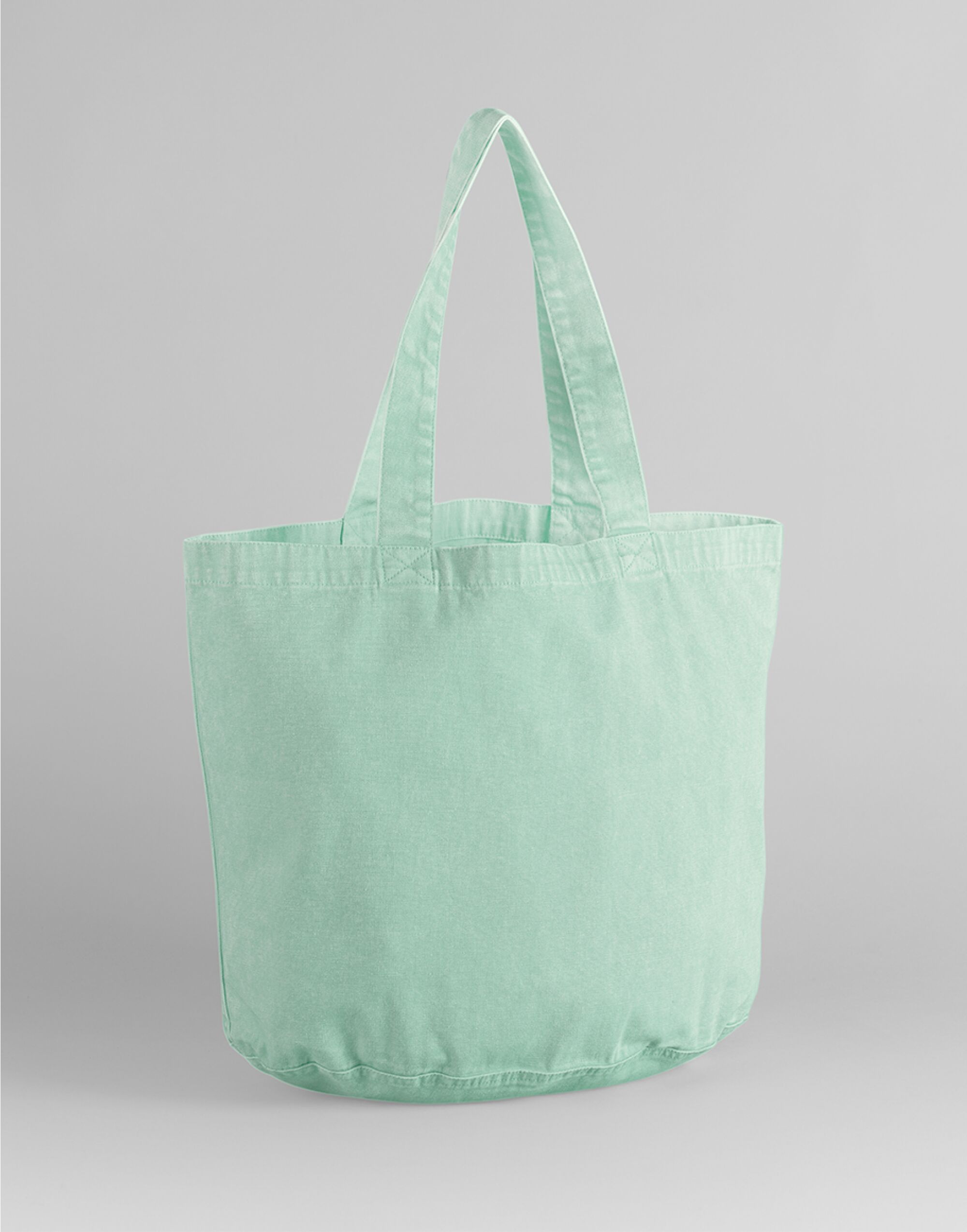W345 Garment Dyed Shopper Vintage Aqua