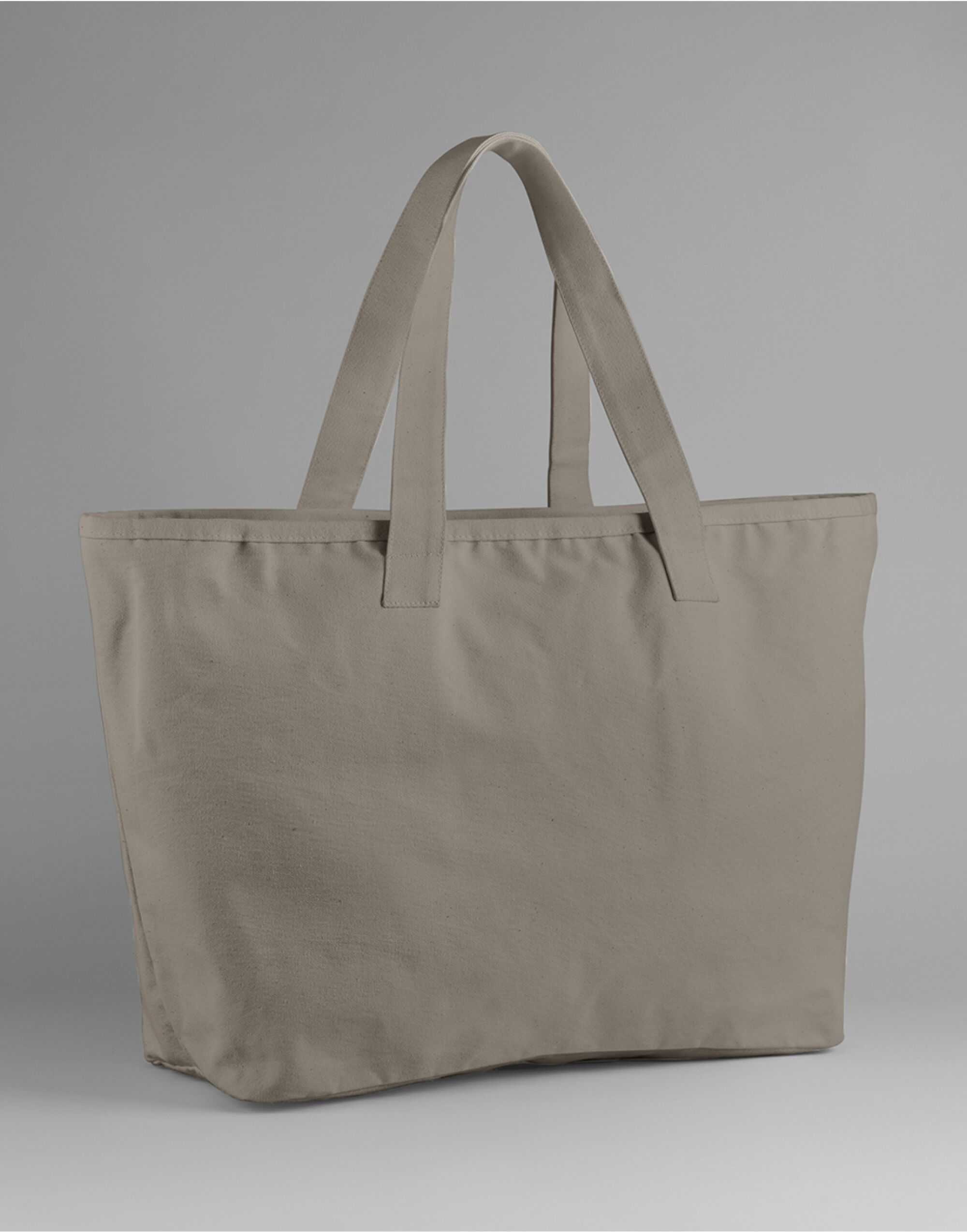 W606 Oversized Heavy Duty Canvas Tote Bag Mushroom