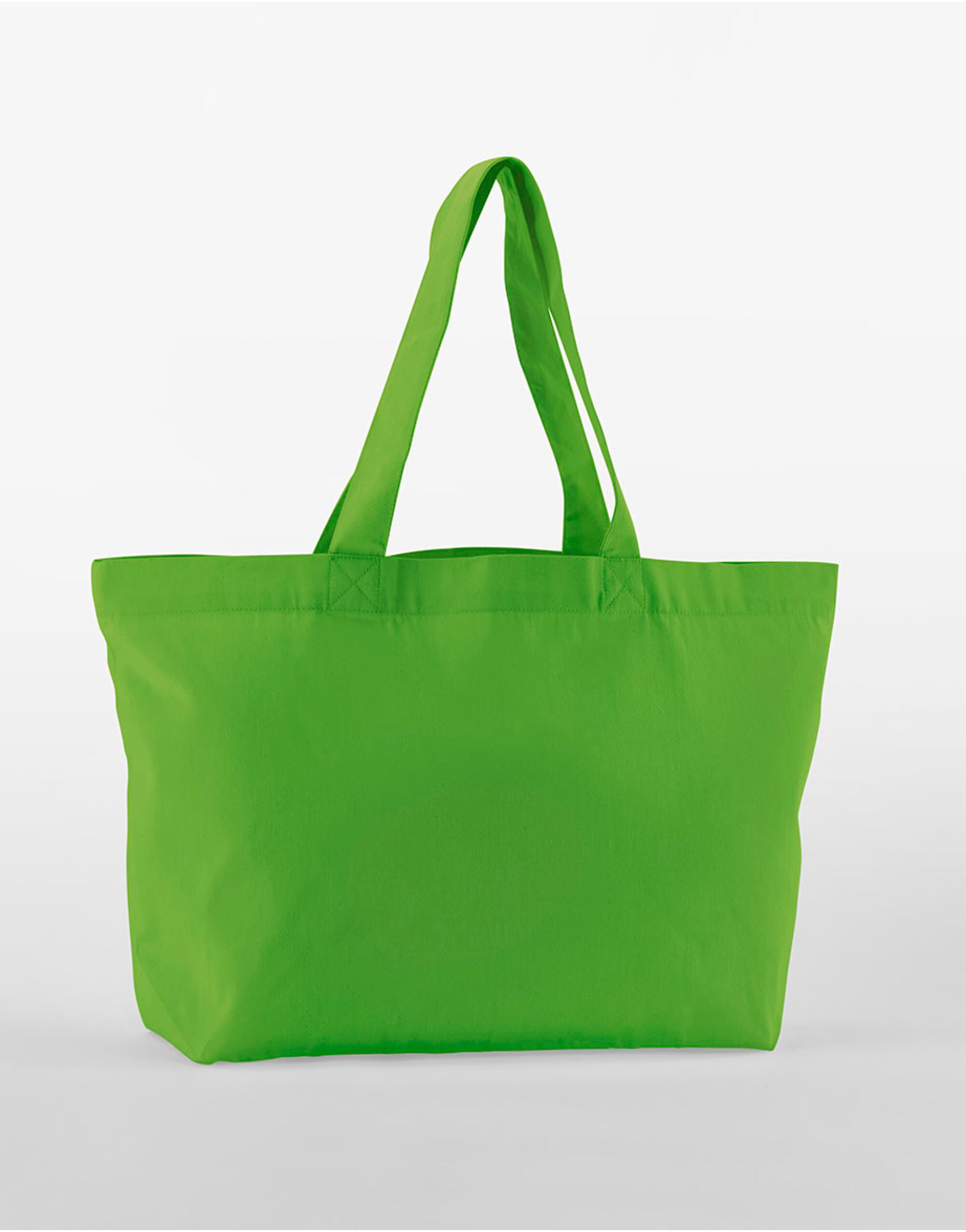W695 EarthAware® Organic Twill Shopper Apple Green