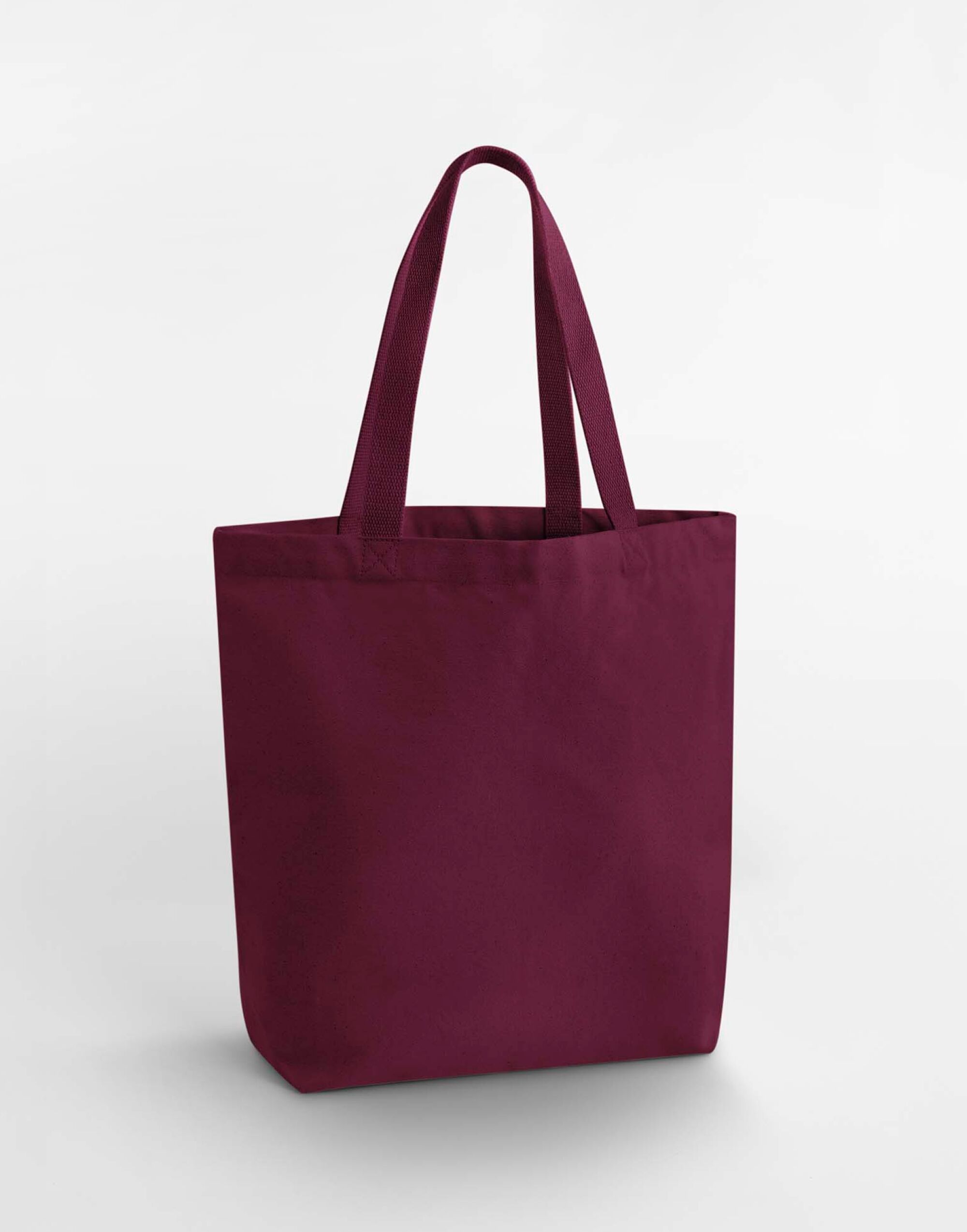 W697 Heavyweight Canvas Tote Bag Burgundy