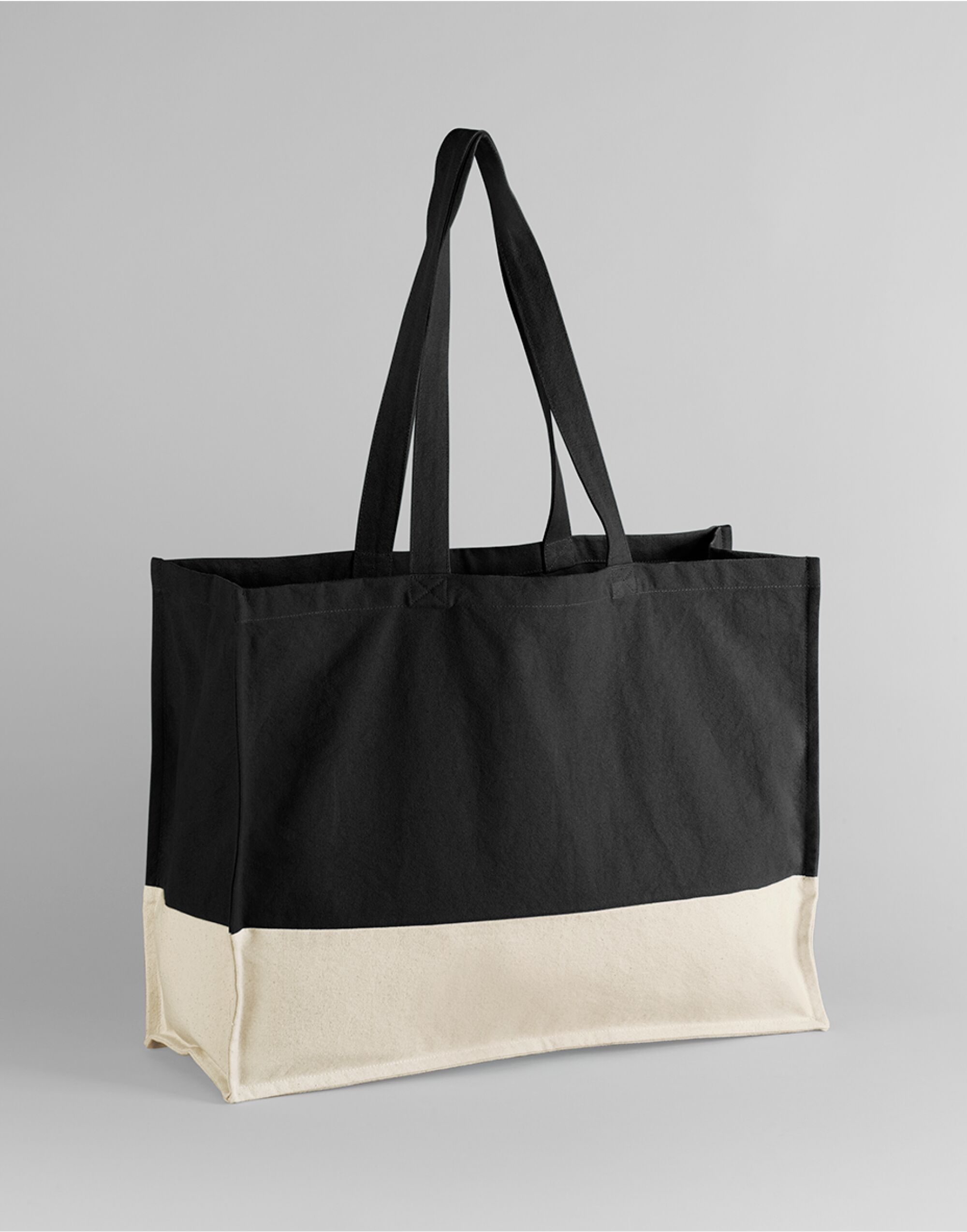 W858 EarthAware® Organic Contrast Shopper Black/Natural