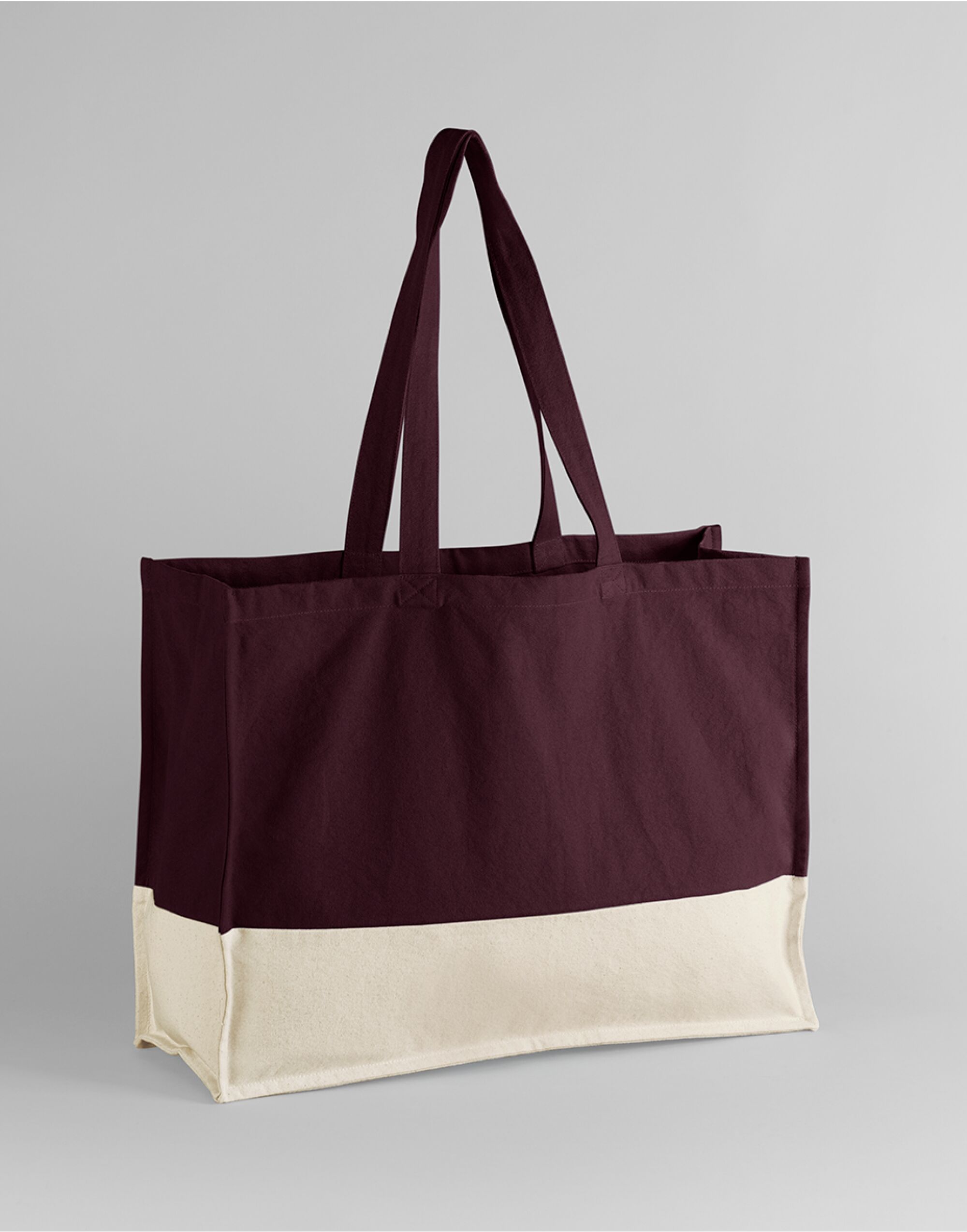 W858 EarthAware® Organic Contrast Shopper Oxblood/Natural