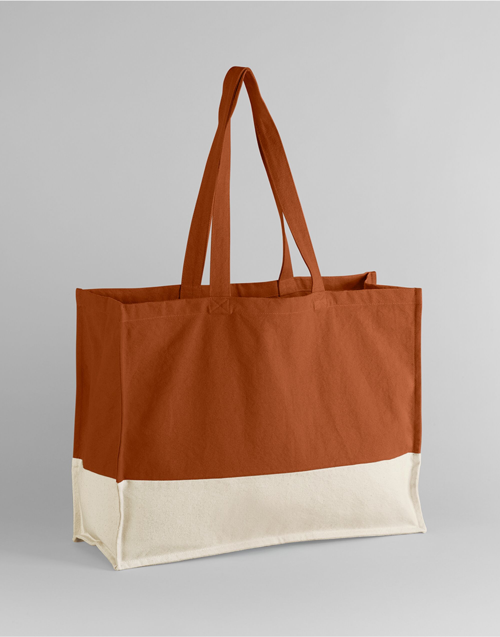W858 EarthAware® Organic Contrast Shopper Pumpkin/Natural