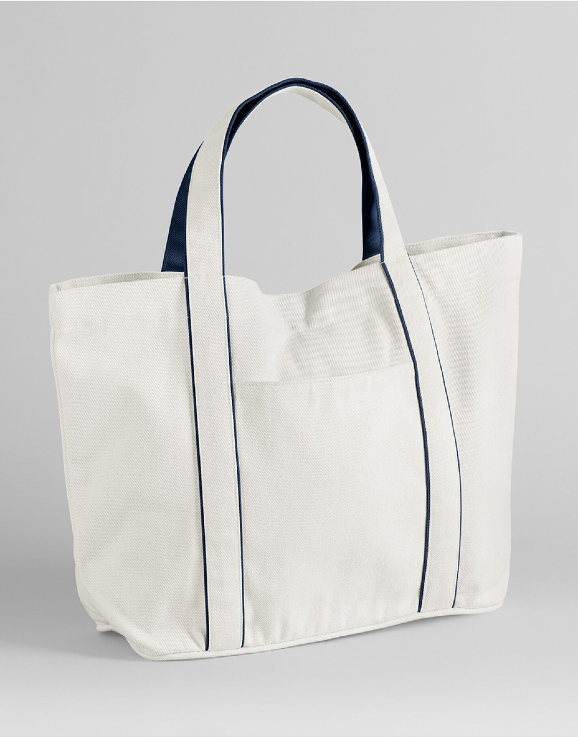 W950 Courtside Medium Tote Soft White/French Navy