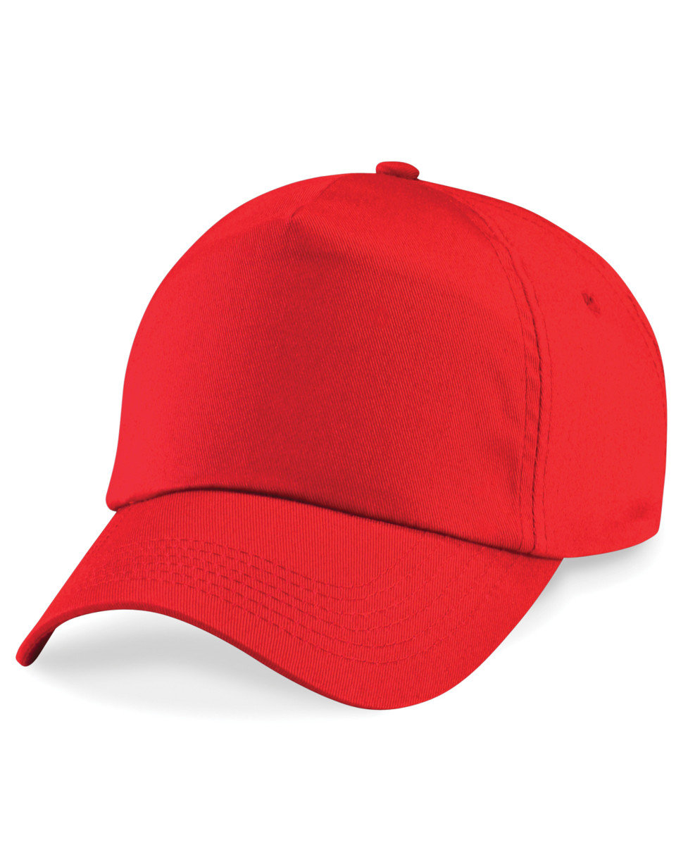 B10 Original 5 Panel Cap Bright Red