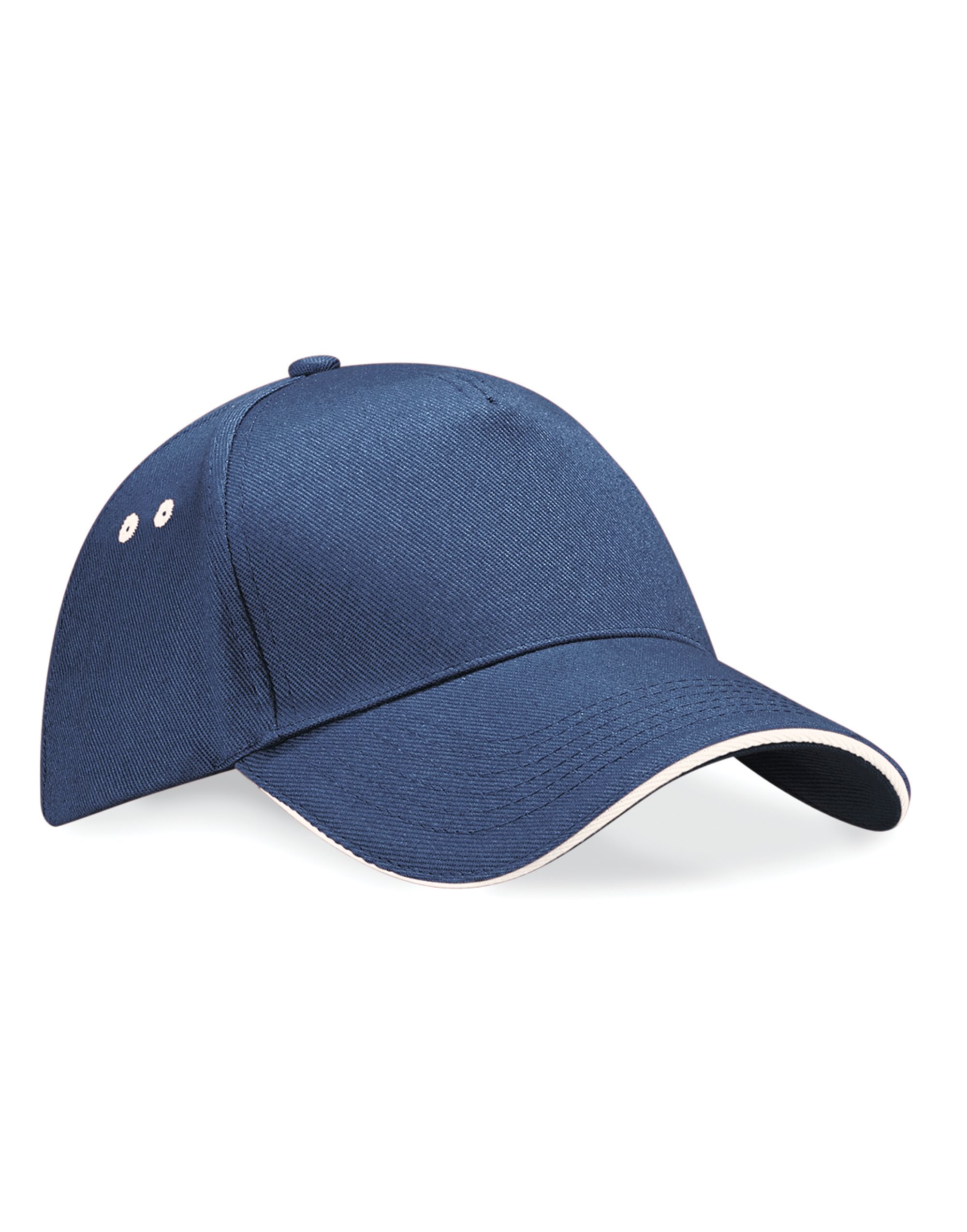 B15C Ultimate 5 Panel Cap Sandwich Peak French Navy/Putty
