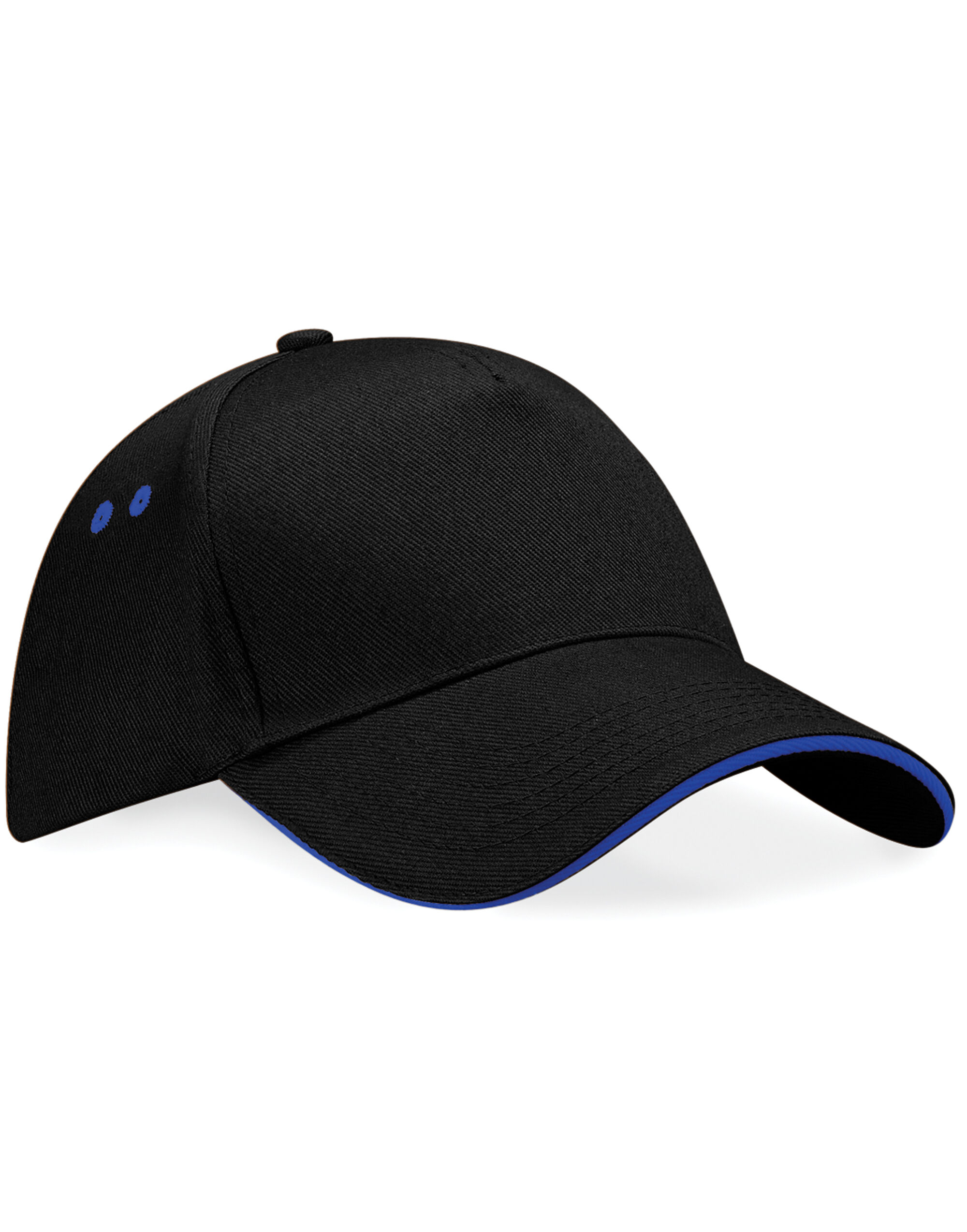 B15C Ultimate 5 Panel Cap Sandwich Peak Black/bright Royal