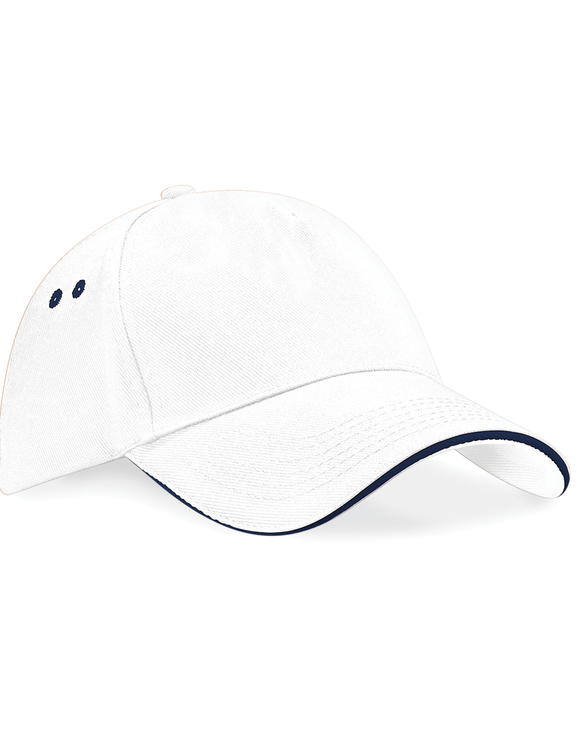 B15C Ultimate 5 Panel Cap Sandwich Peak White/French Navy