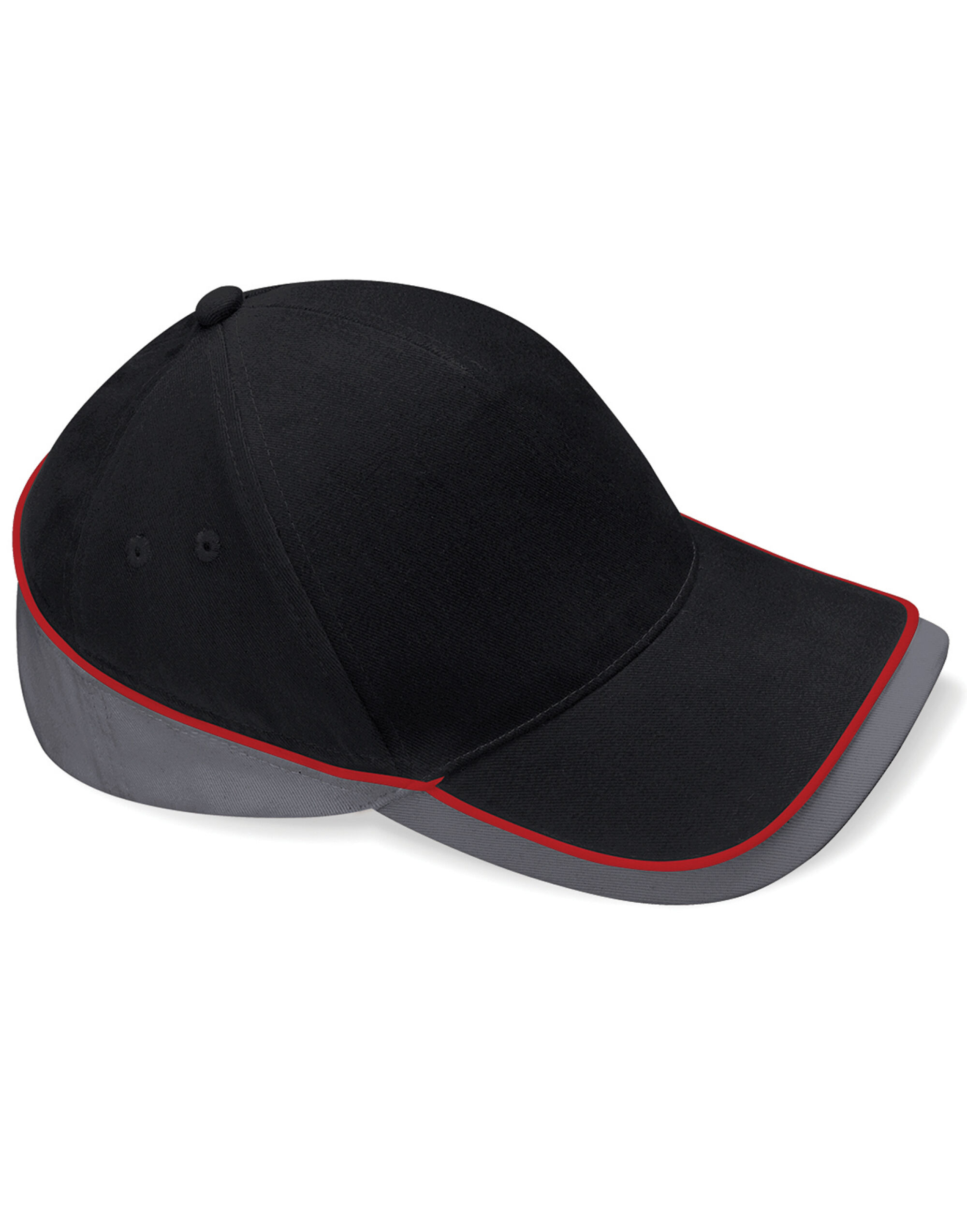 B171 Teamwear Competition Cap Black/Graphite/Classic Red